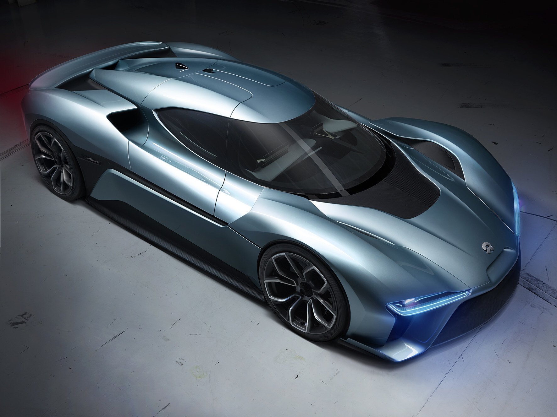 The Nio EP9, one of the fastest electric cars in the world and a another sign of China’s growing presence in all segments of the EV market. Photo: AFP