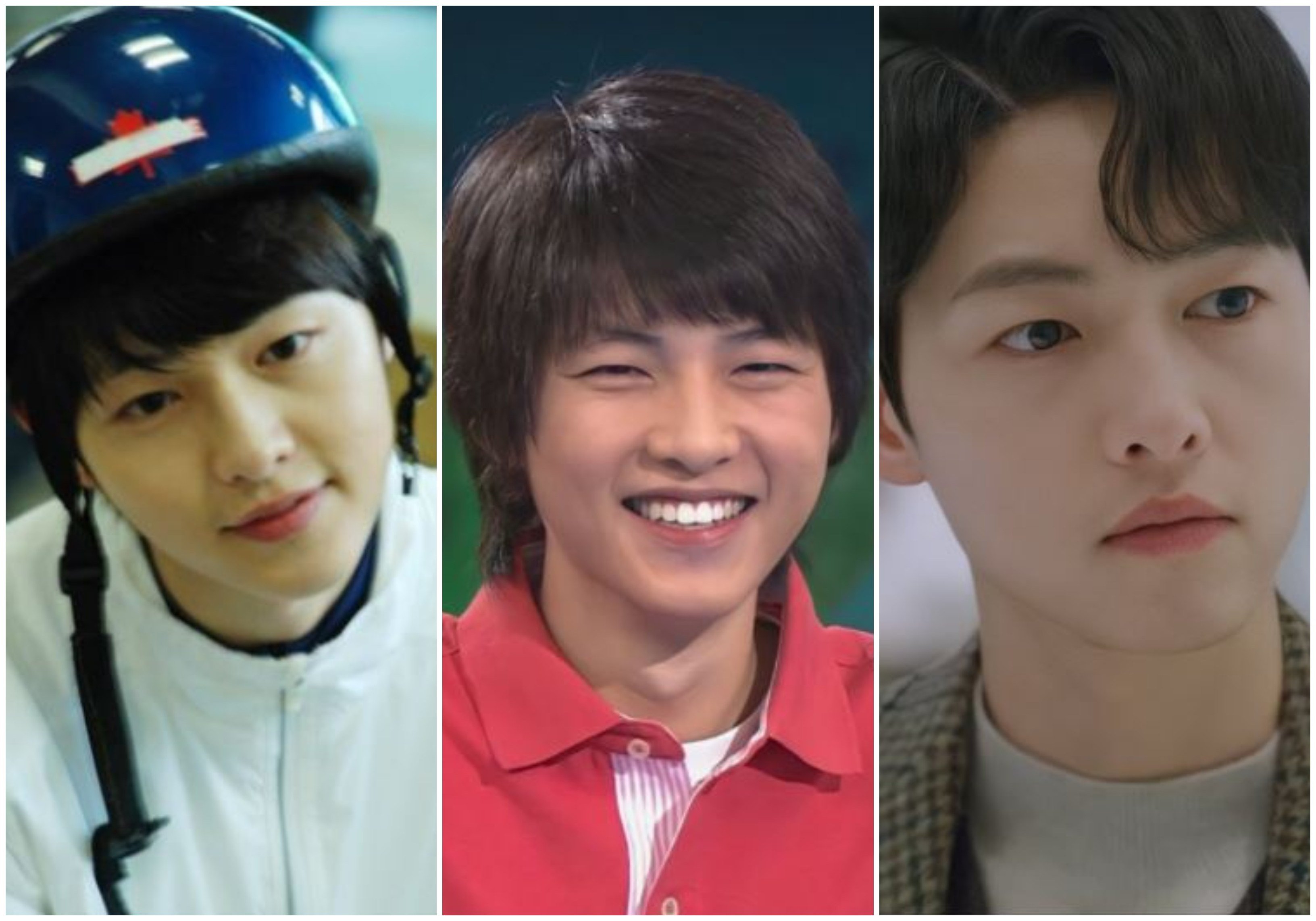 What was Song Joong-ki like before the fame? Photos: @joongkisource/Twitter, @Kdramalover96/Twitter