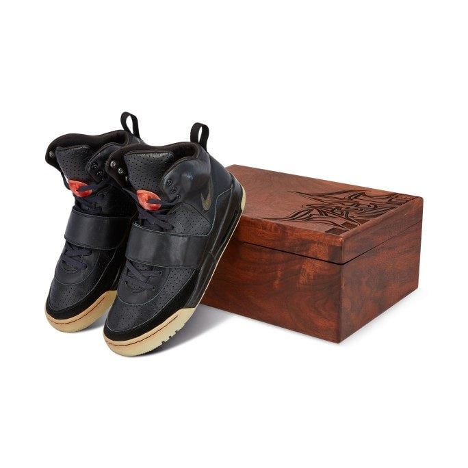 Kanye West's 'Nike Air Yeezy 2' sneakers fetch high prices on