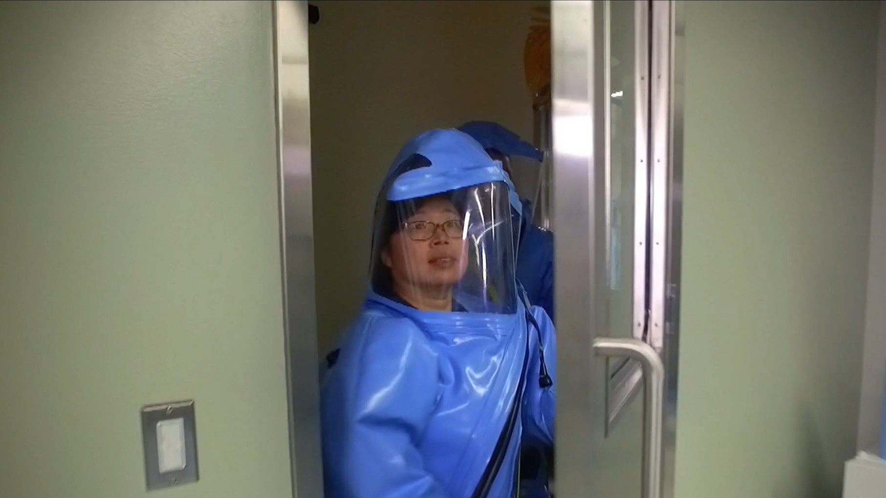 Qiu Xiangguo, seen in protective gear at Canada’s National Microbiology Laboratory, is at the centre of a controversy over alleged security breaches at the Winnipeg facility. Photo: Rideau Hall Foundation