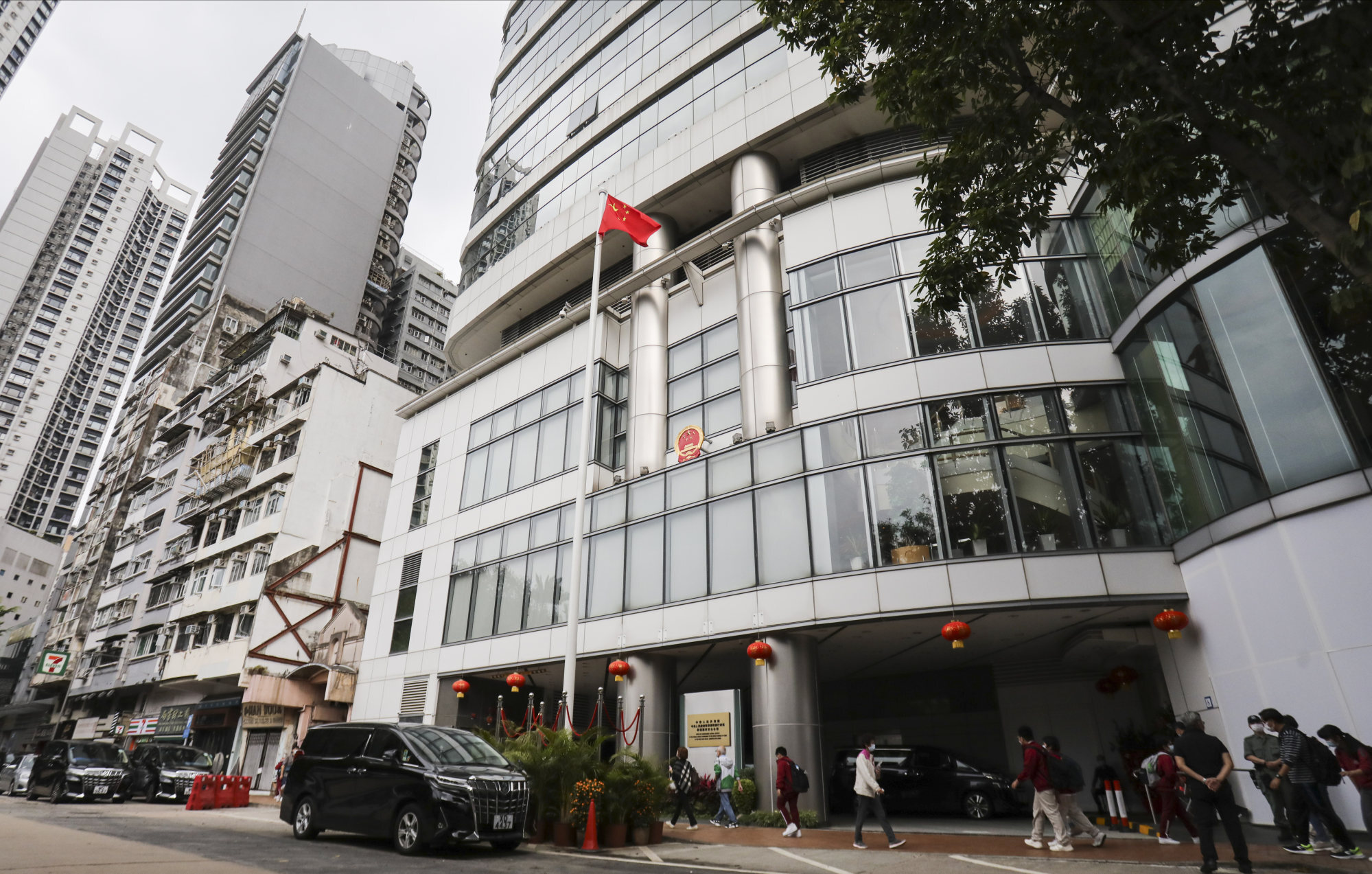 The national security office has occupied the Metropark Hotel Causeway Bay since July. Photo: May Tse