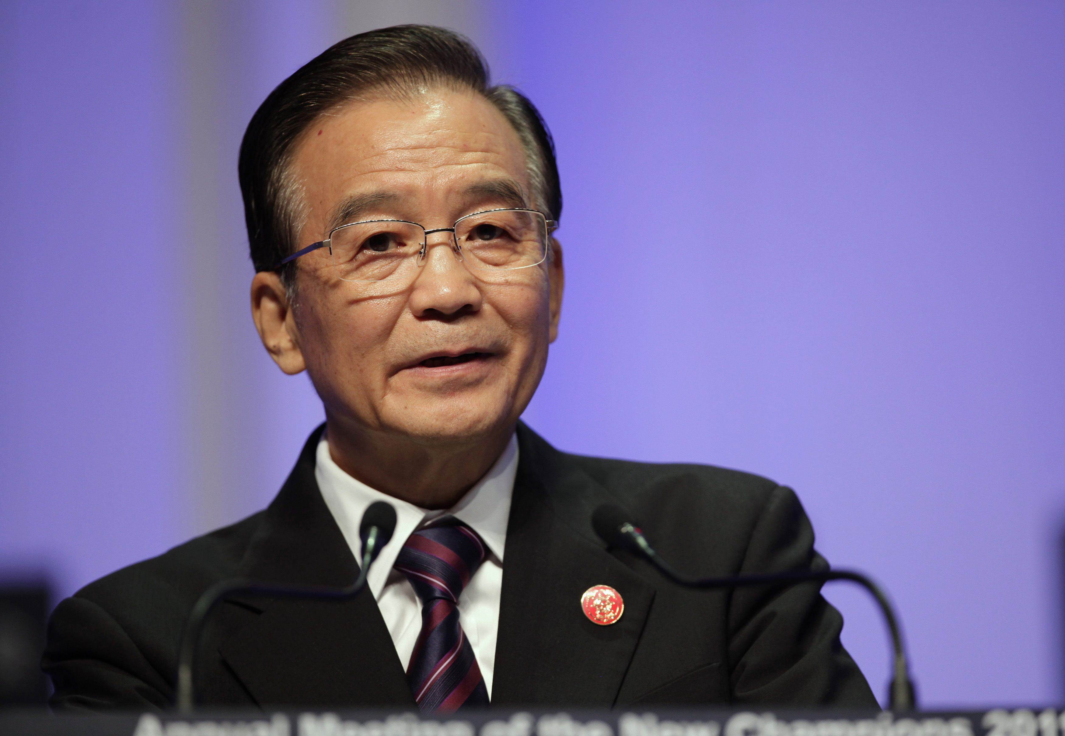 Wen Jiabao said his mother had punished him for picking up a one cent coin. Photo: Reuters