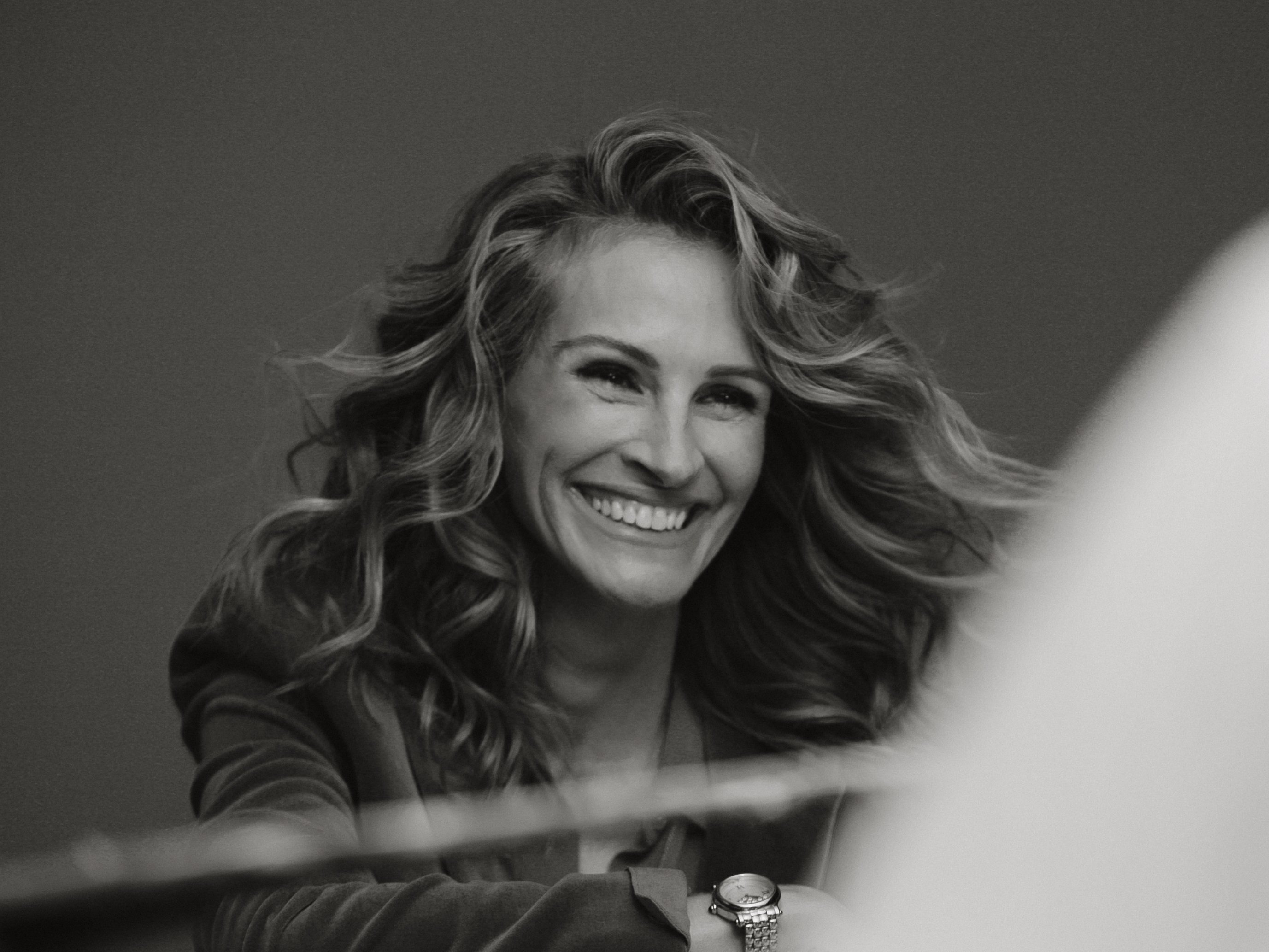 Xavier Dolan works with Julia Roberts on Chopard’s new Happy Diamonds campaign. Photo: Chopard