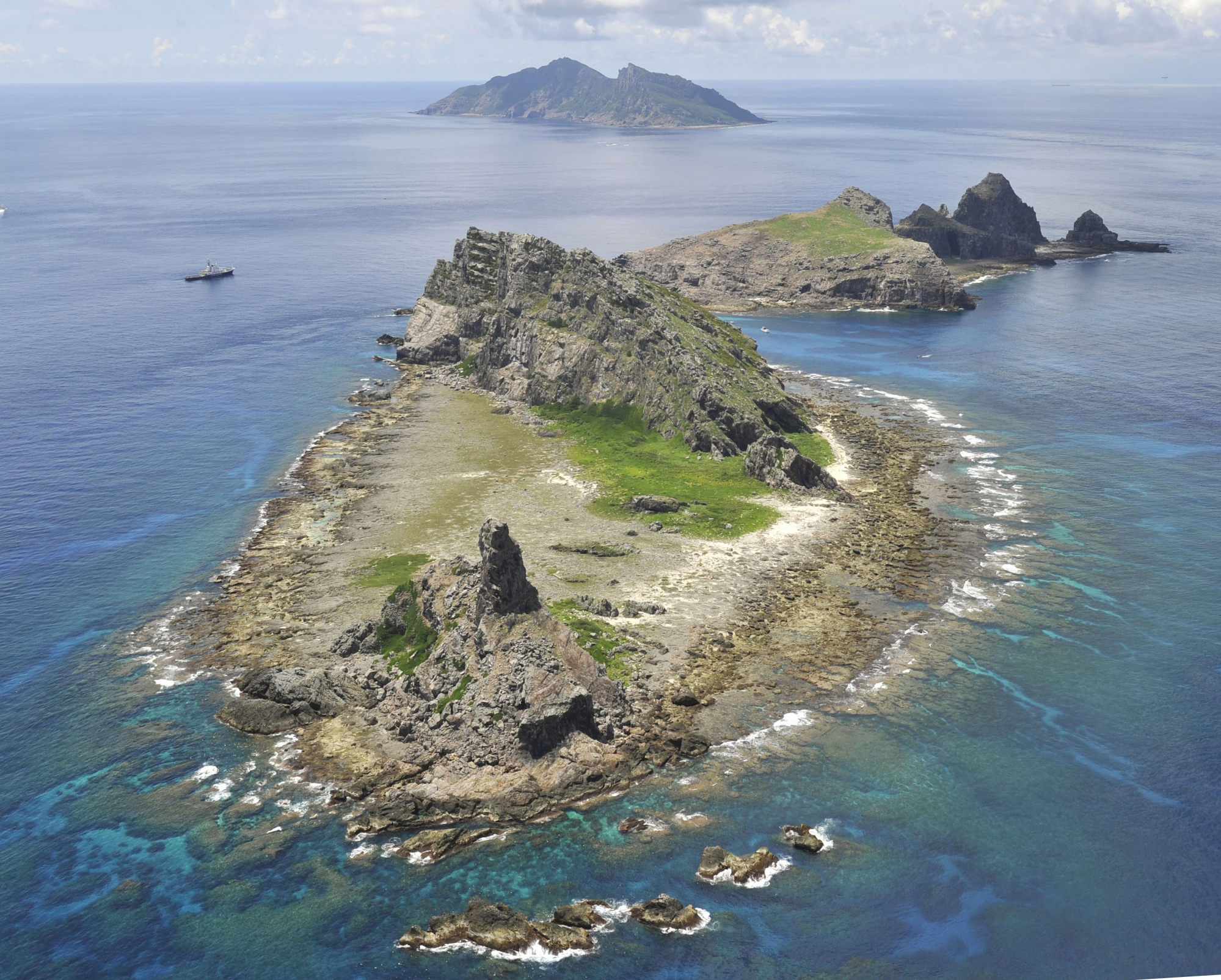 China claims the Japan-controlled Diaoyu Islands in the East China Sea. Photo: Kyodo
