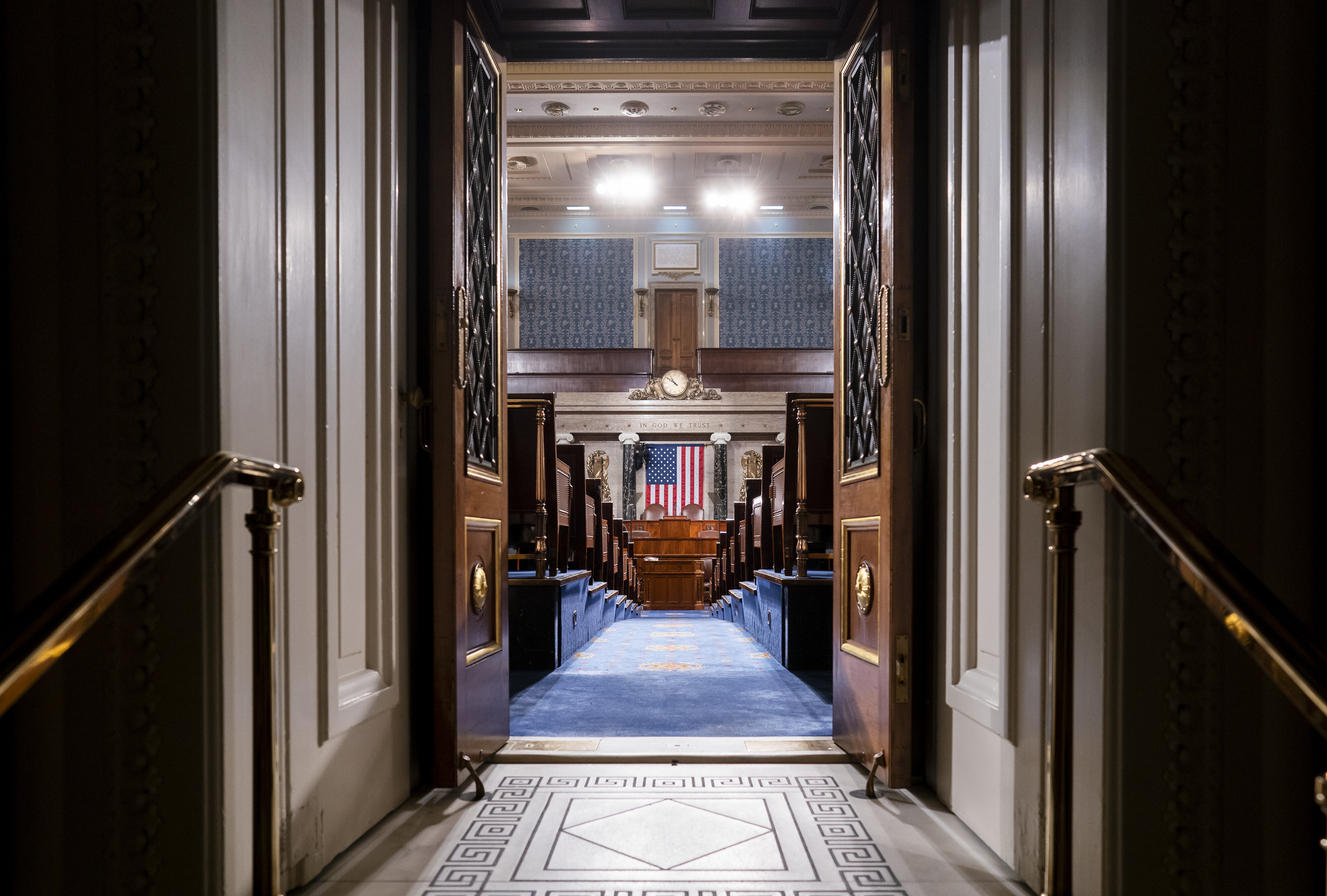The chamber of the House of Representatives at the Capitol in Washington. Photo: AP