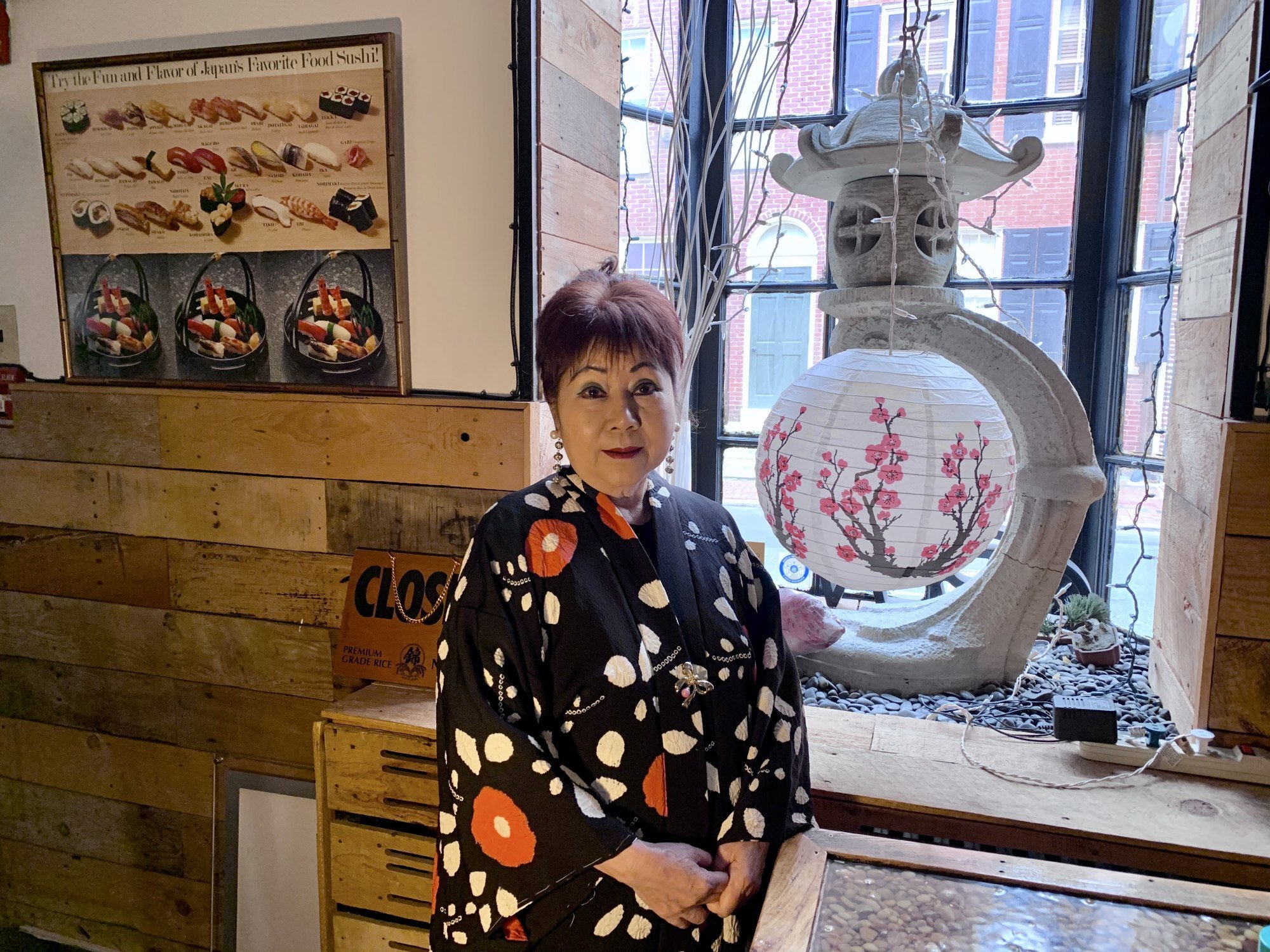 Madame Saito at her Tokio HeadHouse restaurant in Philadelphia. Photo: Tokio HeadHouse