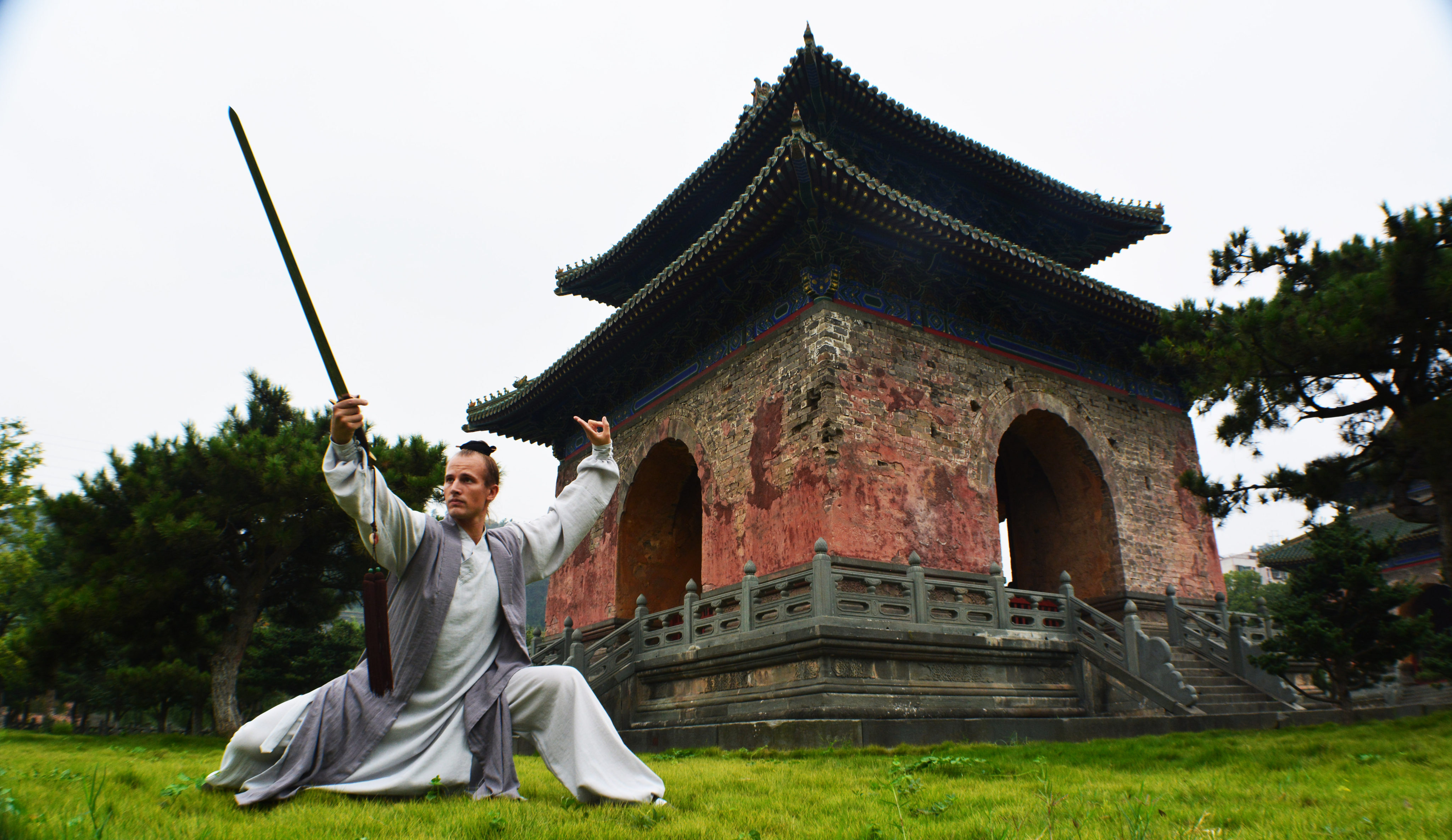 Jake Pinnick left Illinois to find himself, and ended up in China’s Wudang Mountains practising kung fu and Daoism. Photo: Handout