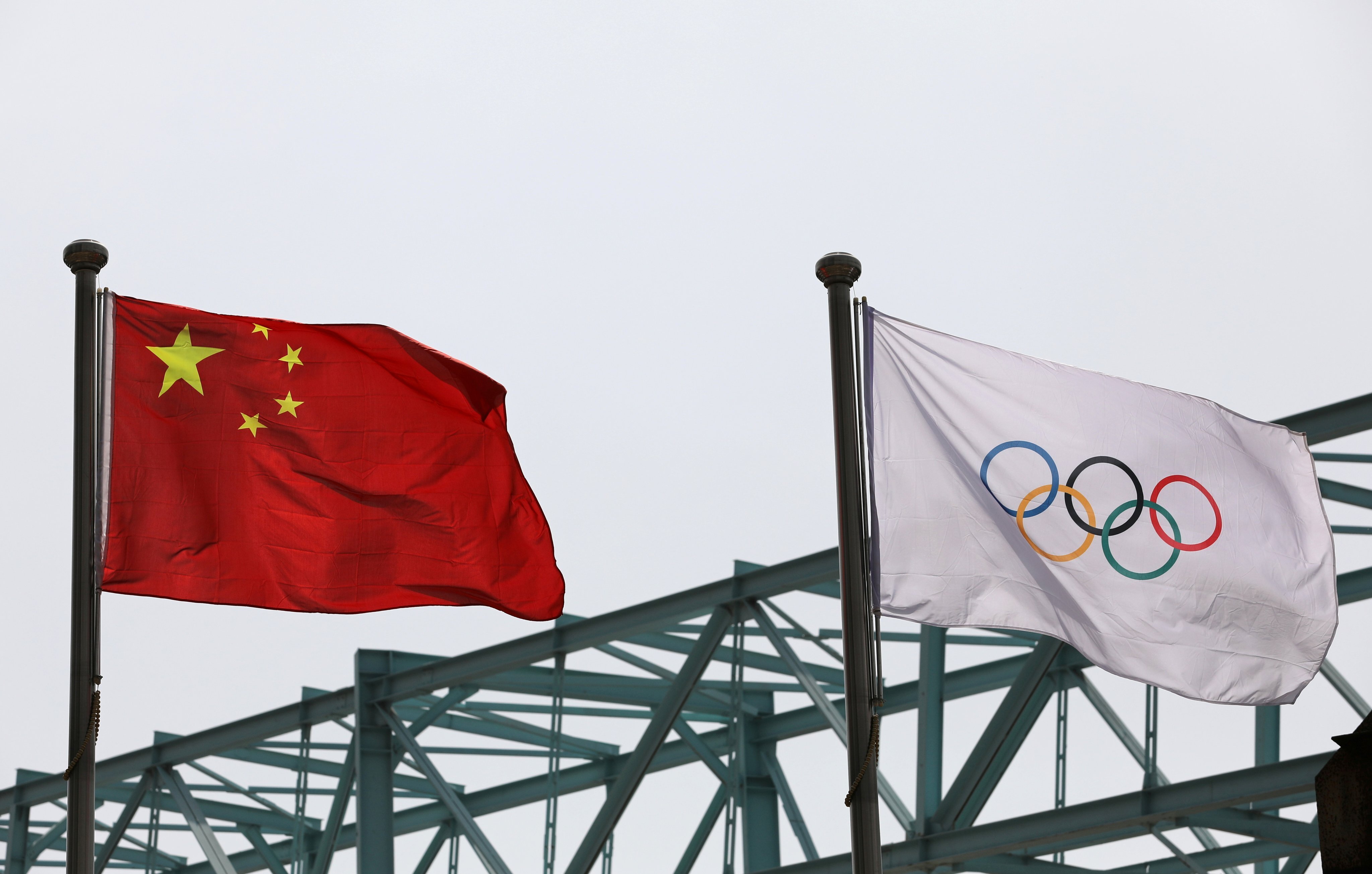 Nina Schultz, now known as Zheng Ninali, is hoping to compete under the China flag at the Tokyo Olympics. Photo: Reuters