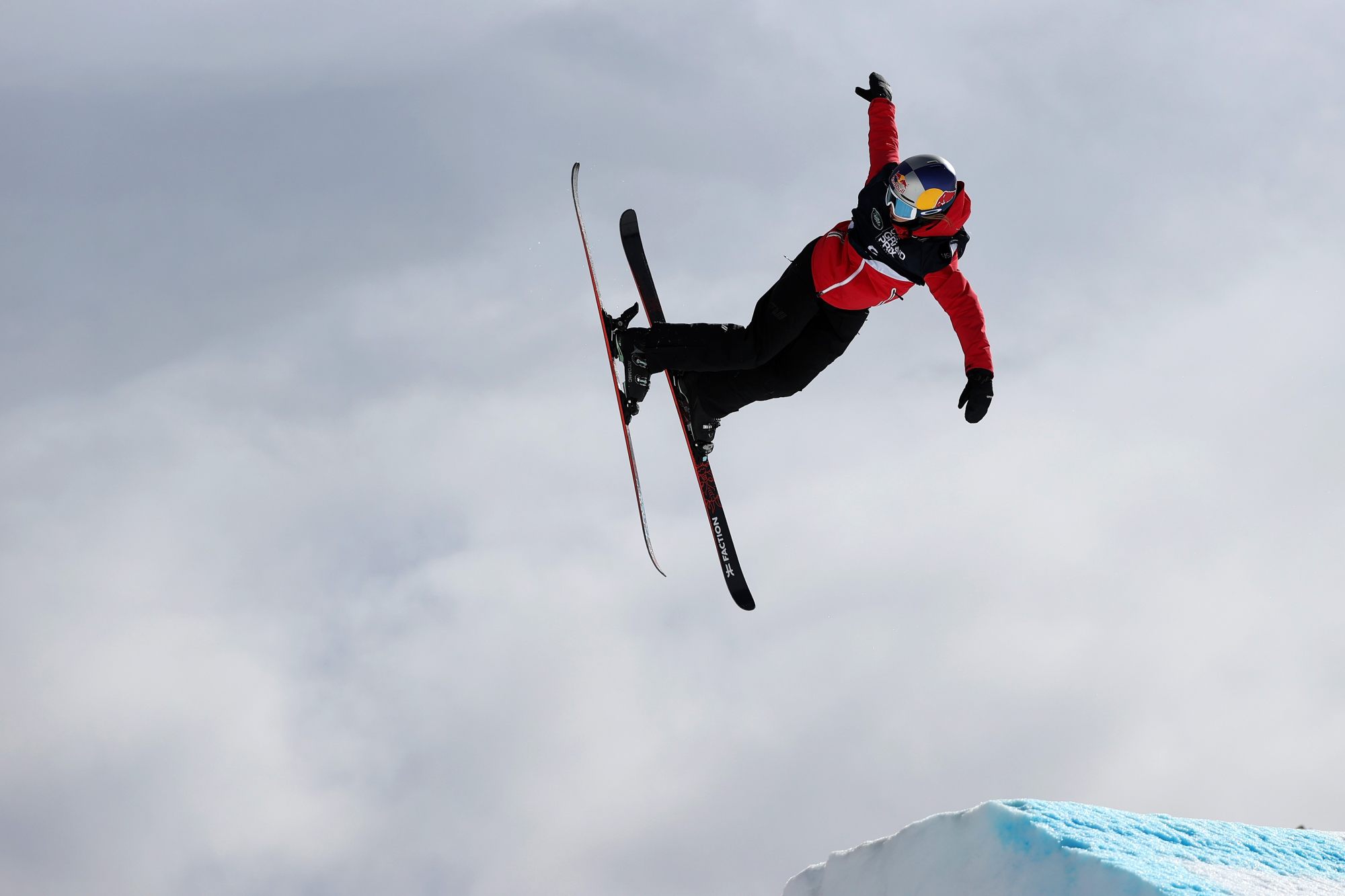 Eileen Gu of China in the women’s freeski slopestyle final at the US Grand Prix World Cup at Buttermilk Ski Resort in Aspen, Colorado in March. Photo: AFP