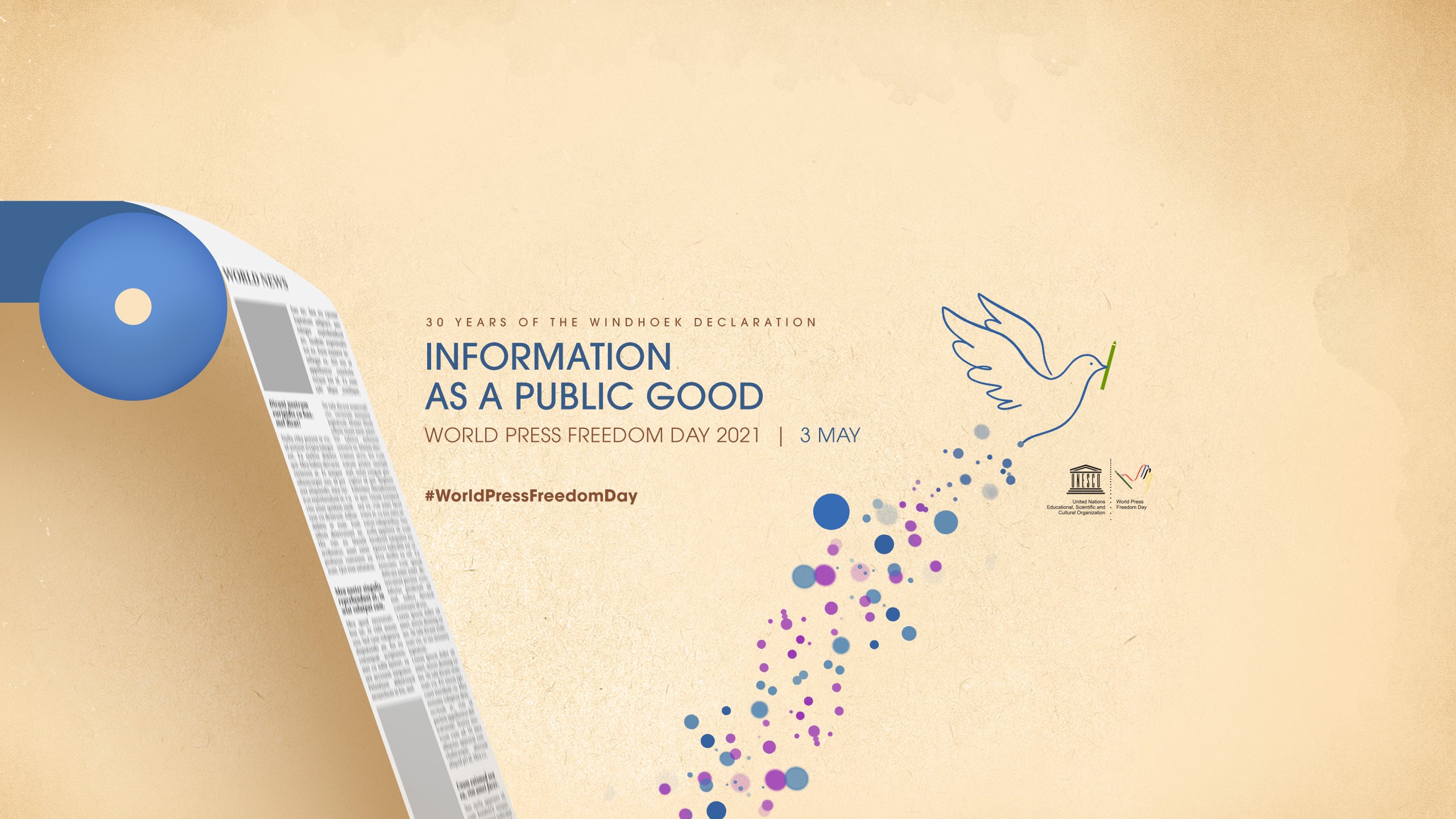 This year’s World Press Freedom Day theme is “Information as a Public Good”.