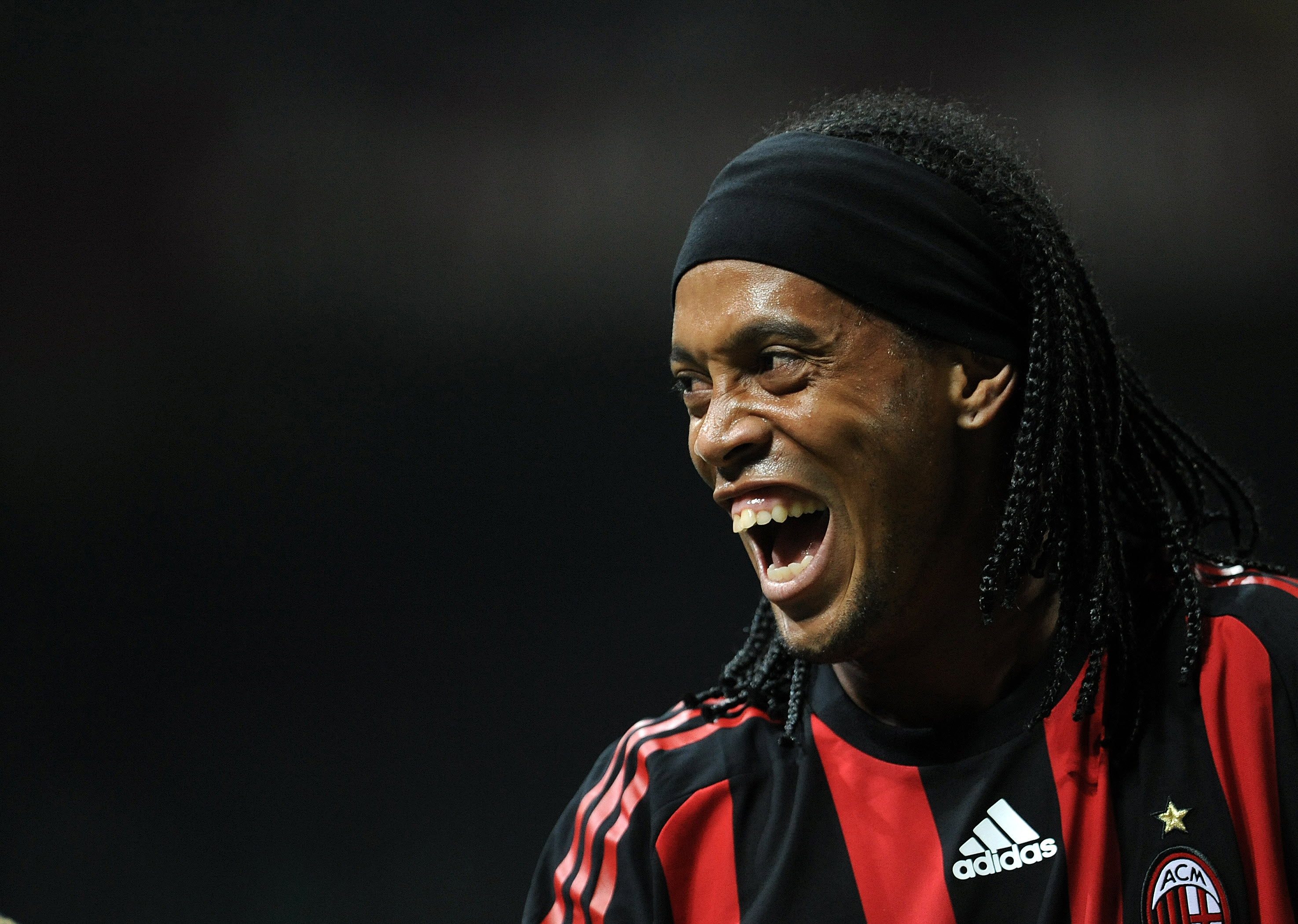 Ronaldinho in action for AC Milan in 2008. The former Brazil international is one of Teqball’s global ambassadors. Photo: AFP