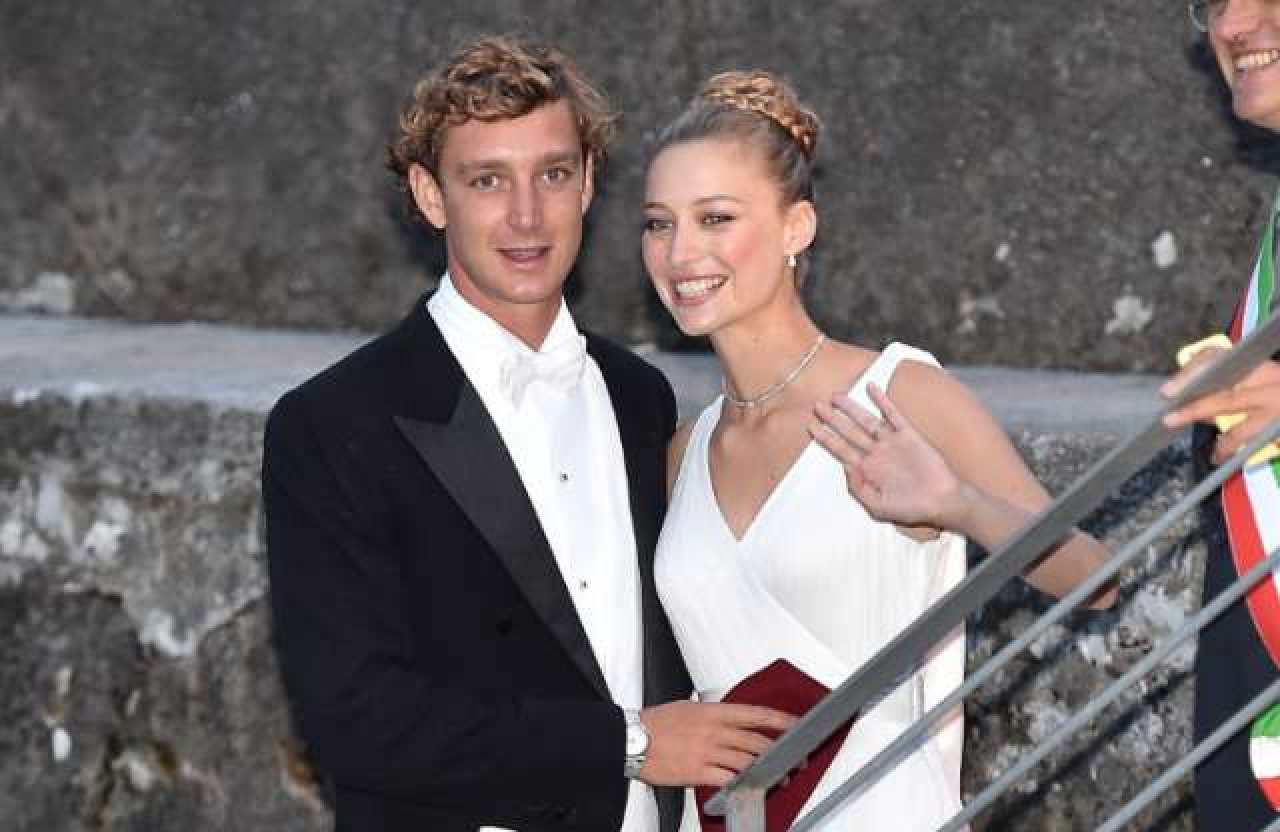 Pierre Casiraghi and Beatrice Borromeo. Photo: Bang Showbiz