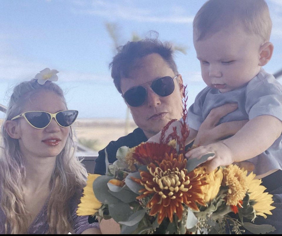 Does this photograph prove that Elon Musk has finally settled down? Photo: @elonmusk/Twitter