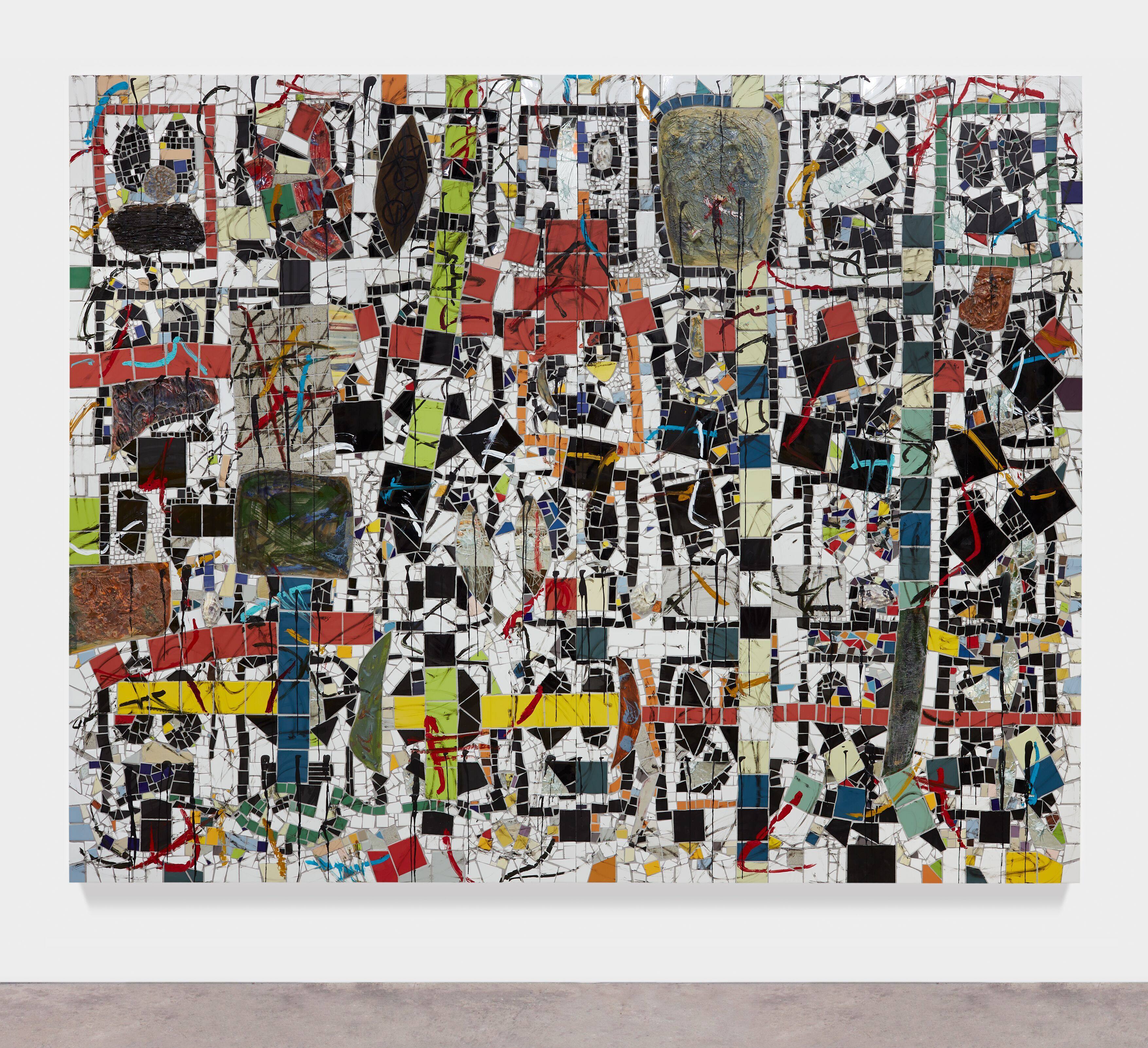 Rashid Johnson’s Untitled Broken Crowd (2021), one of hundreds of works to be exhibited at Art Basel Hong Kong. Photo: Rashid Johnson/Hauser & Wirth 