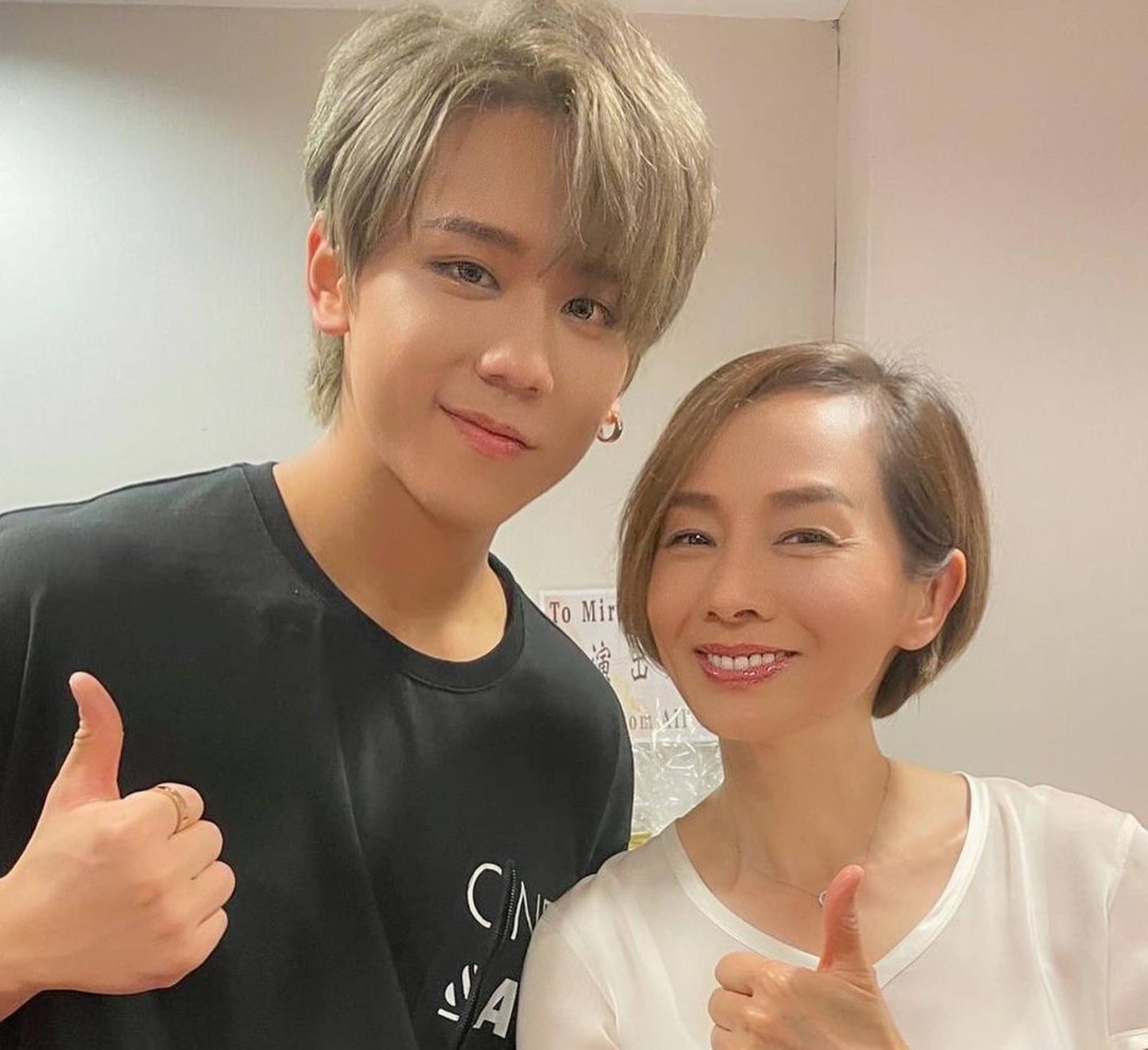 Famous Hong Kong actress Teresa Mo with Keung To. Photo: @moje115/Instagram