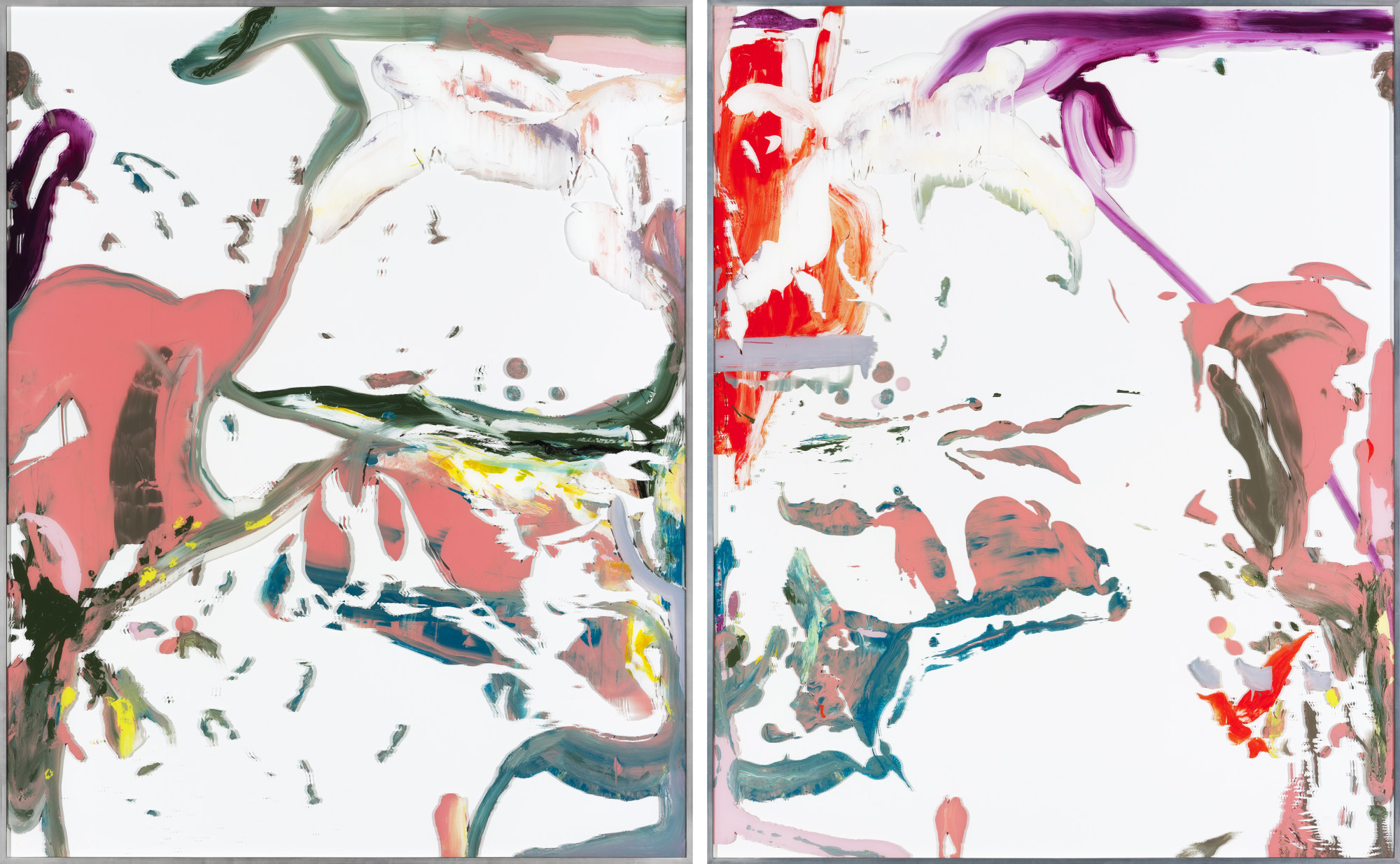 Michael Müller’s Nr. 1 & 2, Verschränkte Werke. Photo: Galerie du Monde
