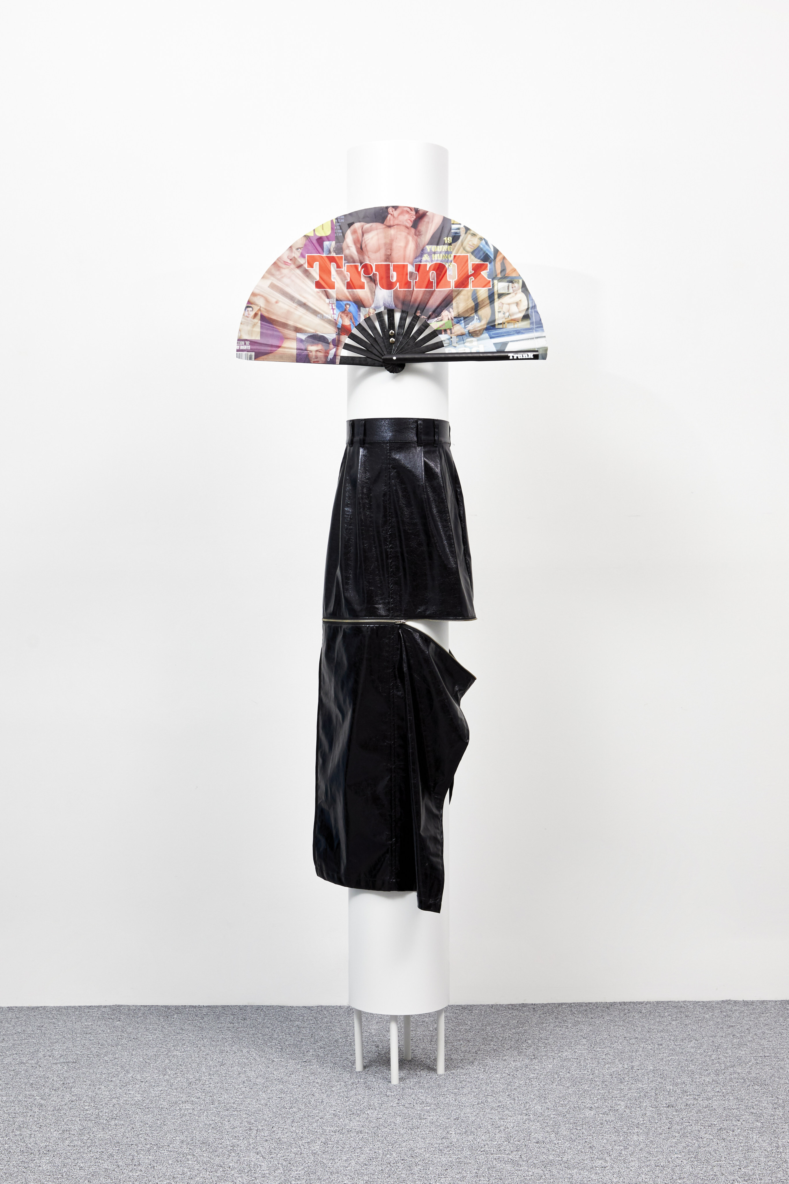 Mini Han (2021) by Haneyl Choi: stainless steel, a folding hand fan and a skirt. Photo: P21
