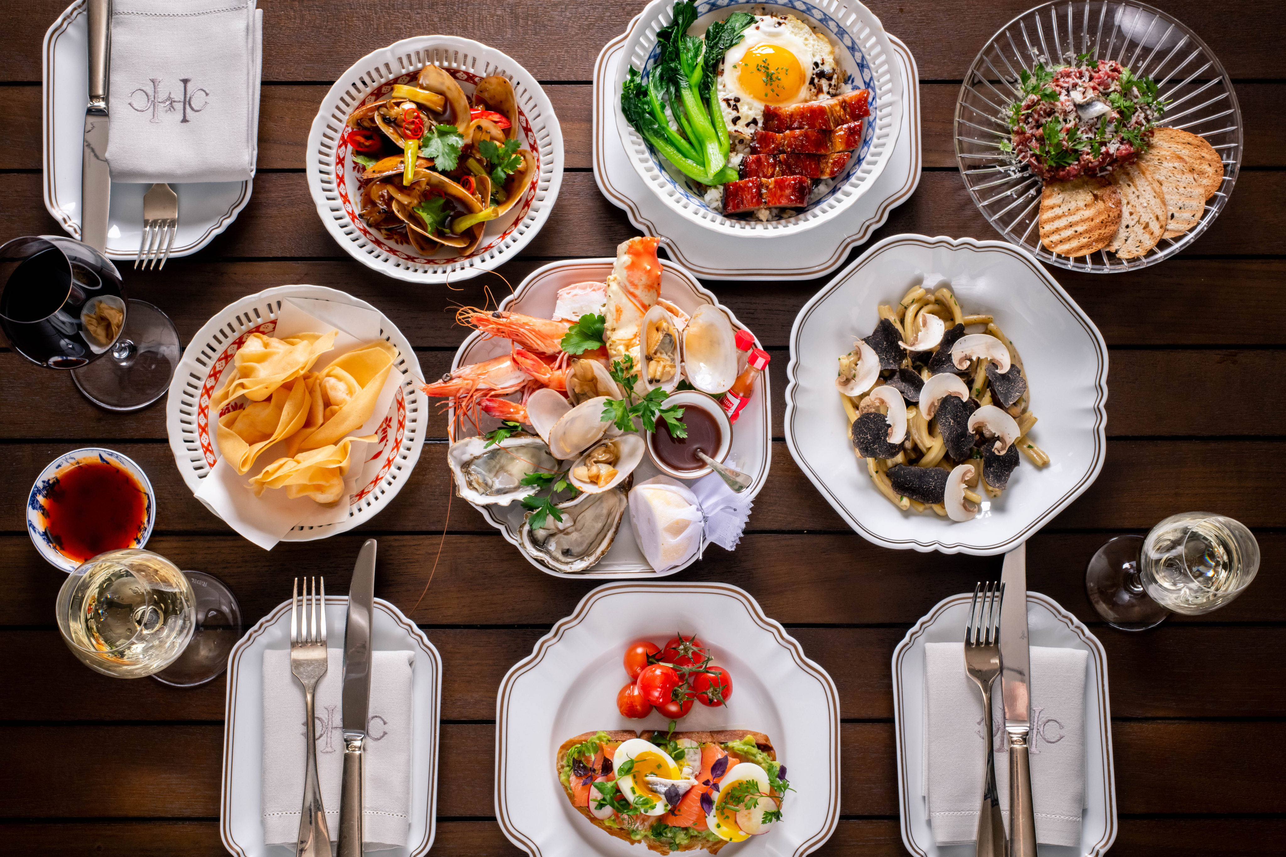 Sunday brunch at Holt’s Cafe, in the Rosewood Hong Kong, one of several new reasons to get excited about eating out in the city again. Photo: Handout