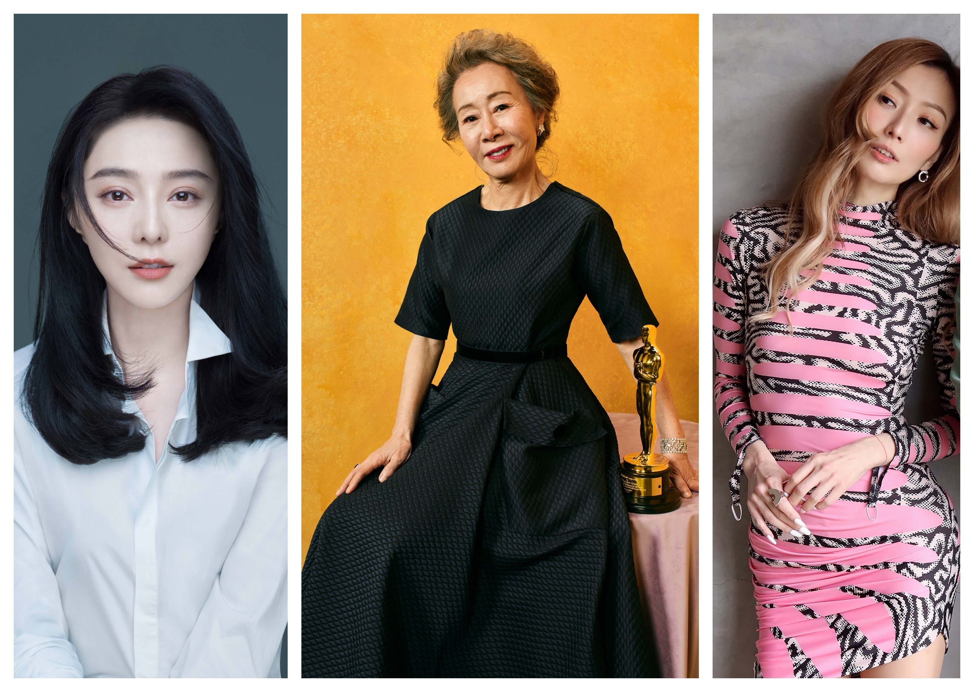 Fan Bingbing, Youn Yuh-jung and Sammi Cheng, stars of screen and stage who are mindful of their fortune to be living the life they are. Photos: @bingbing_fan/Instagram, Quil Lemons, @sammi_chengsauman/Instagram