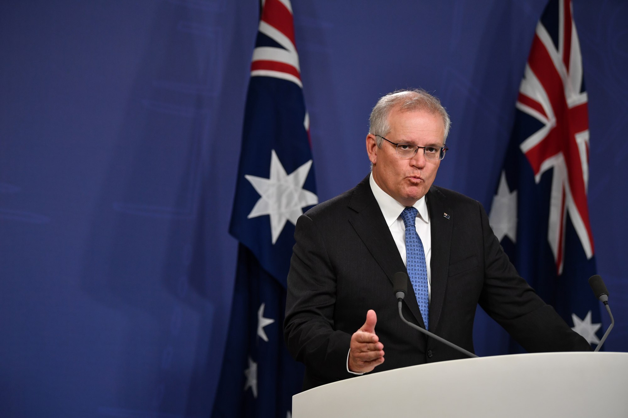 Australian Prime Minister Scott Morrison. Photo: EPA