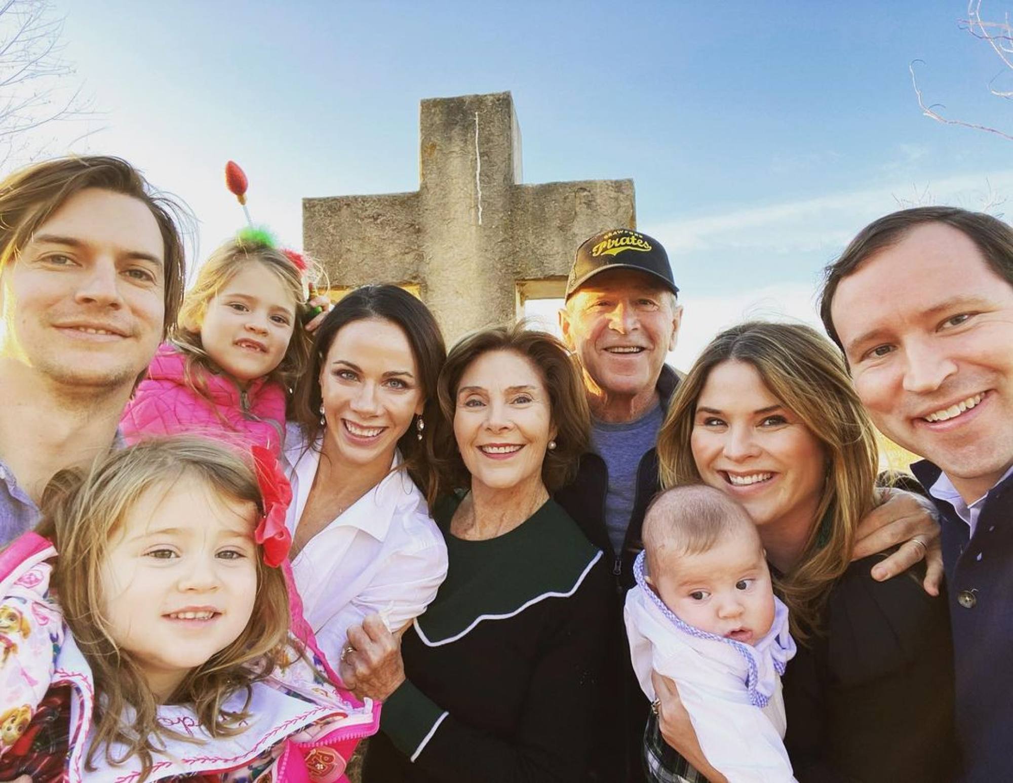The Bush family. Photo: @jennabhager/Instagram