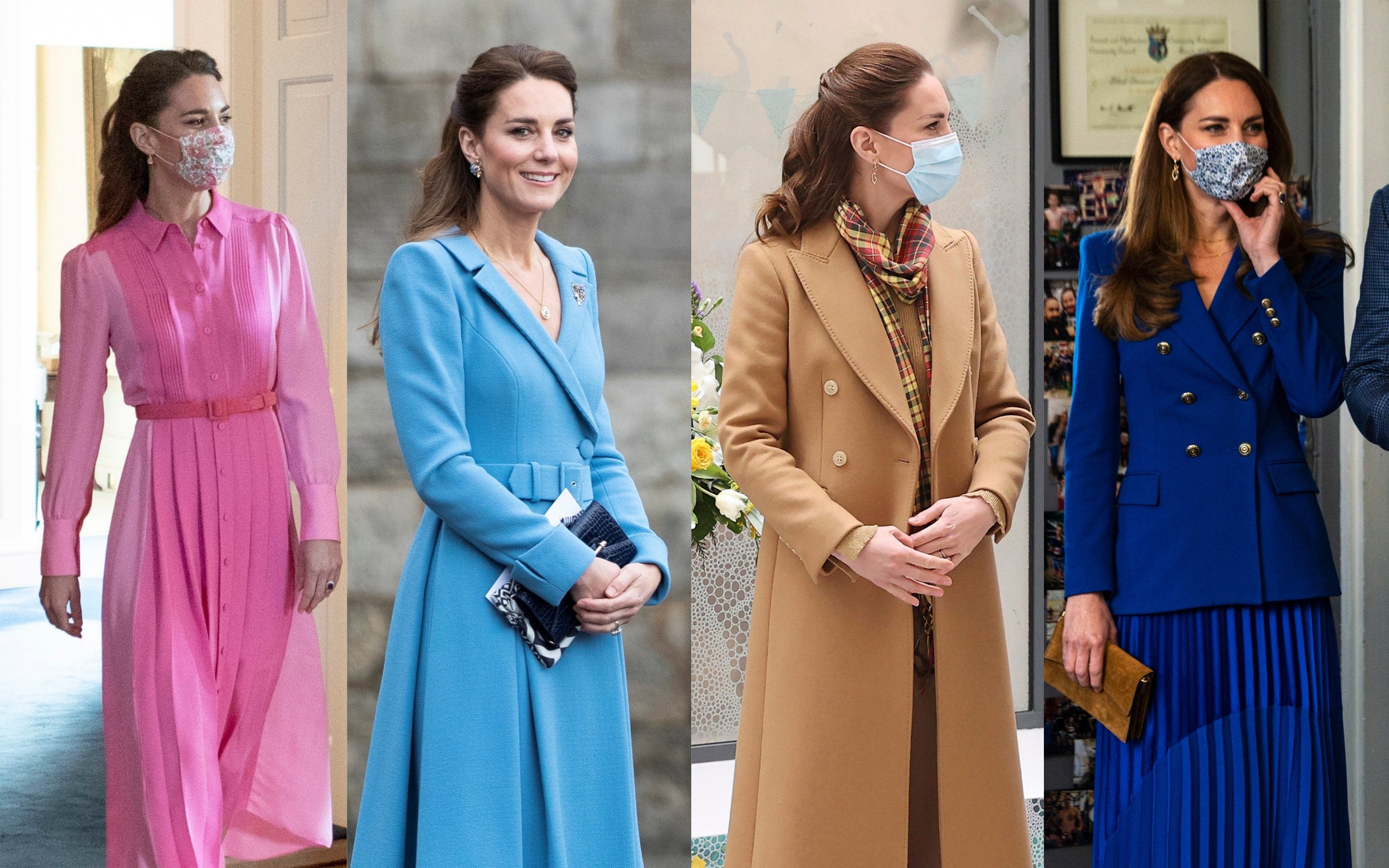 One trip to Scotland, multiple looks: Kate Middleton’s best outfits from May 2021. Photo: AP; Reuters