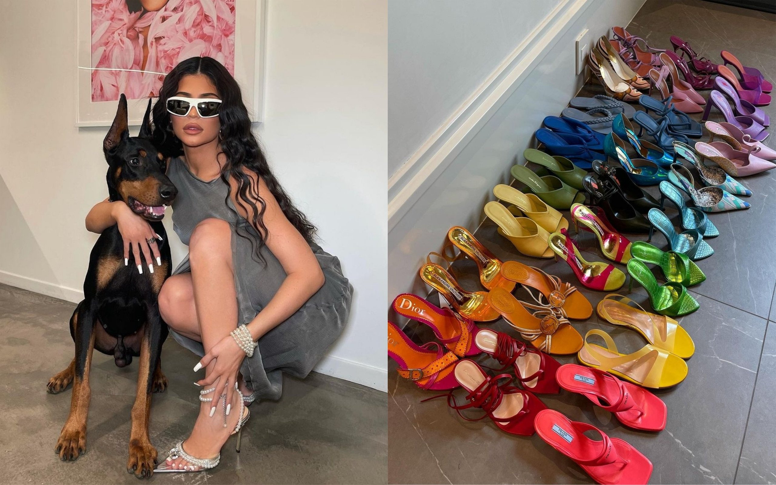 kylie jenner shoes collection