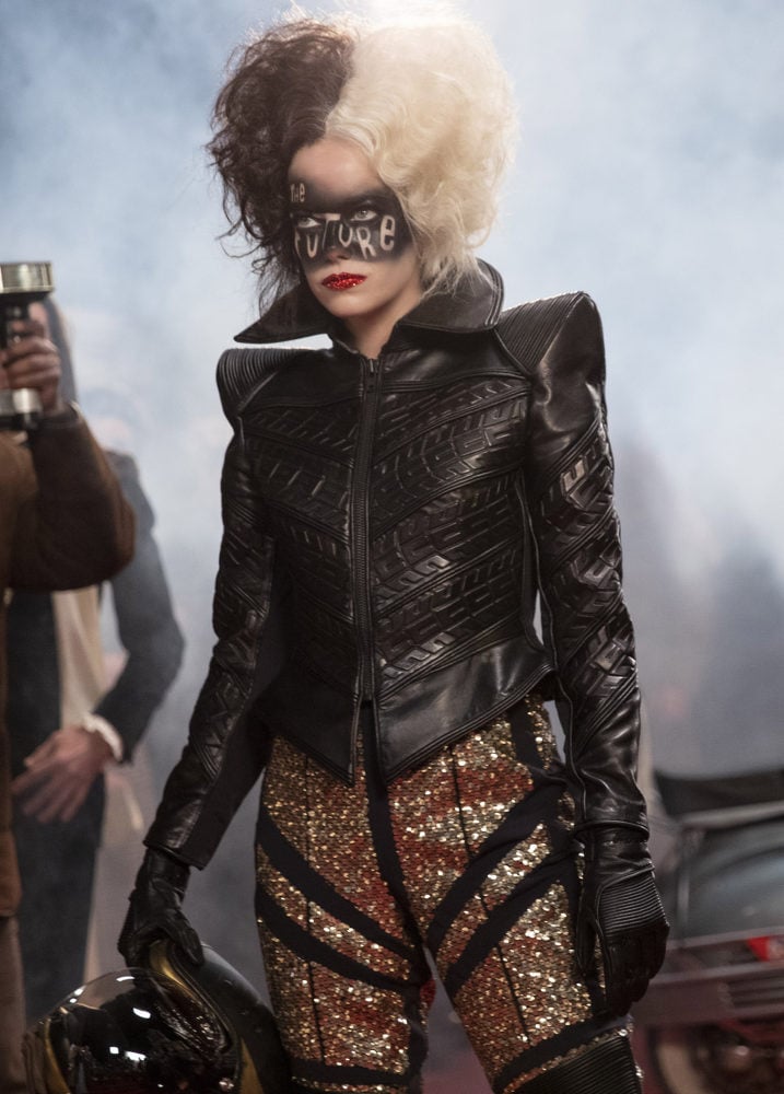 Cruella Cosplay 2021 Cruella Devil Emma Stone Costumes Wigs Outfit