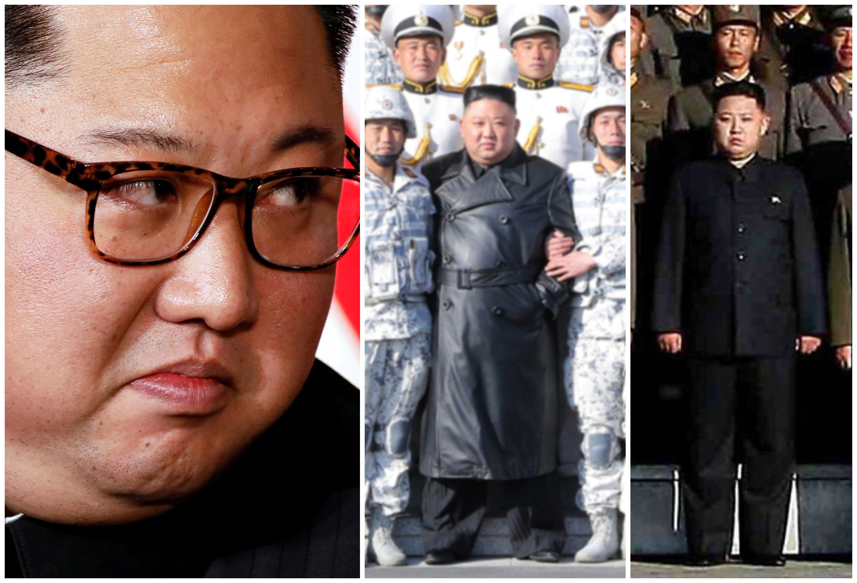 Kim Jong-un’s weight has provoked concerns about the North Korean leader’s health. Photos: Reuters, @martyn_williams/Twitter