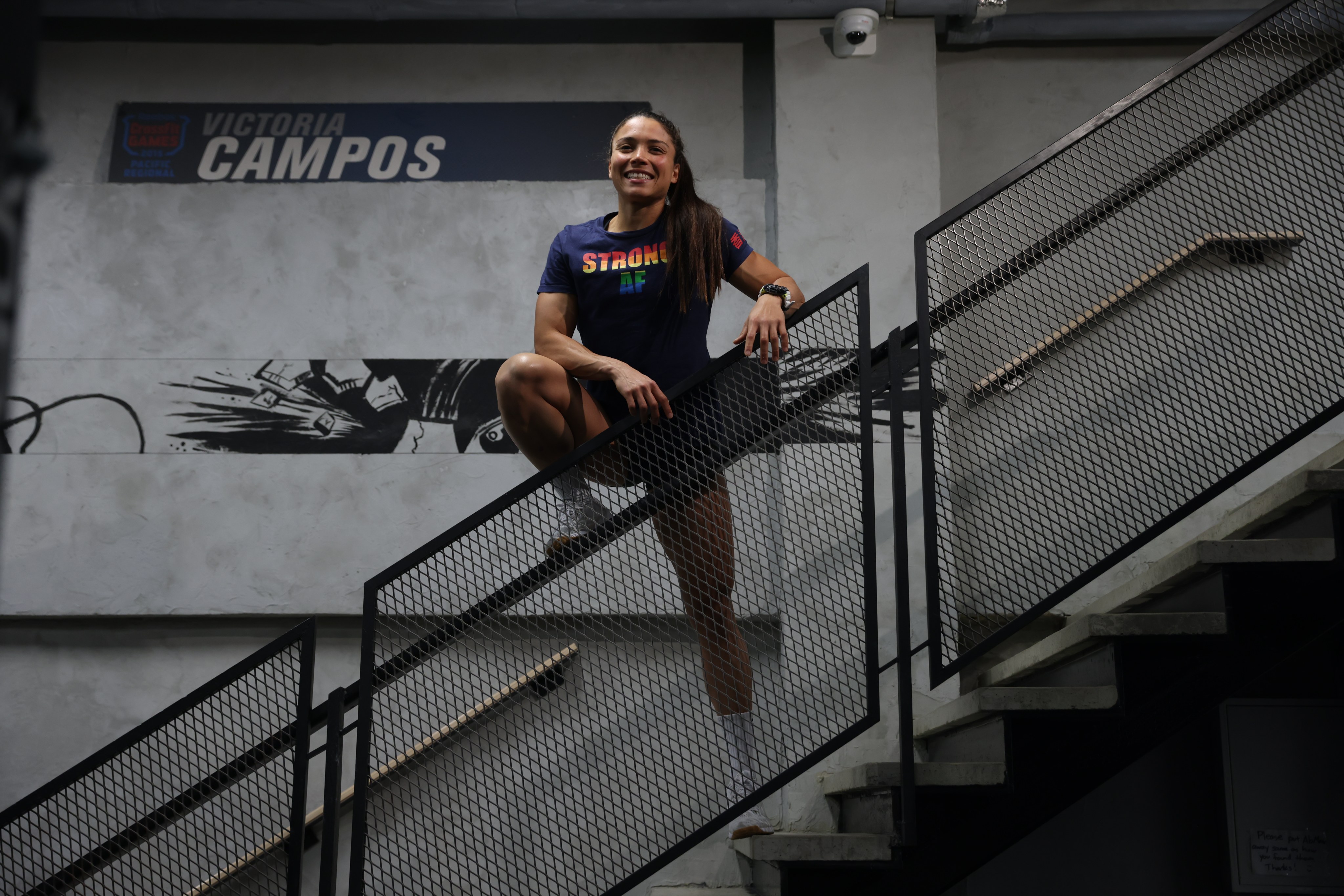 Victoria Campos is ready to roll and book her ticket to the 2021 CrossFit Games. Photo: Nora Tam