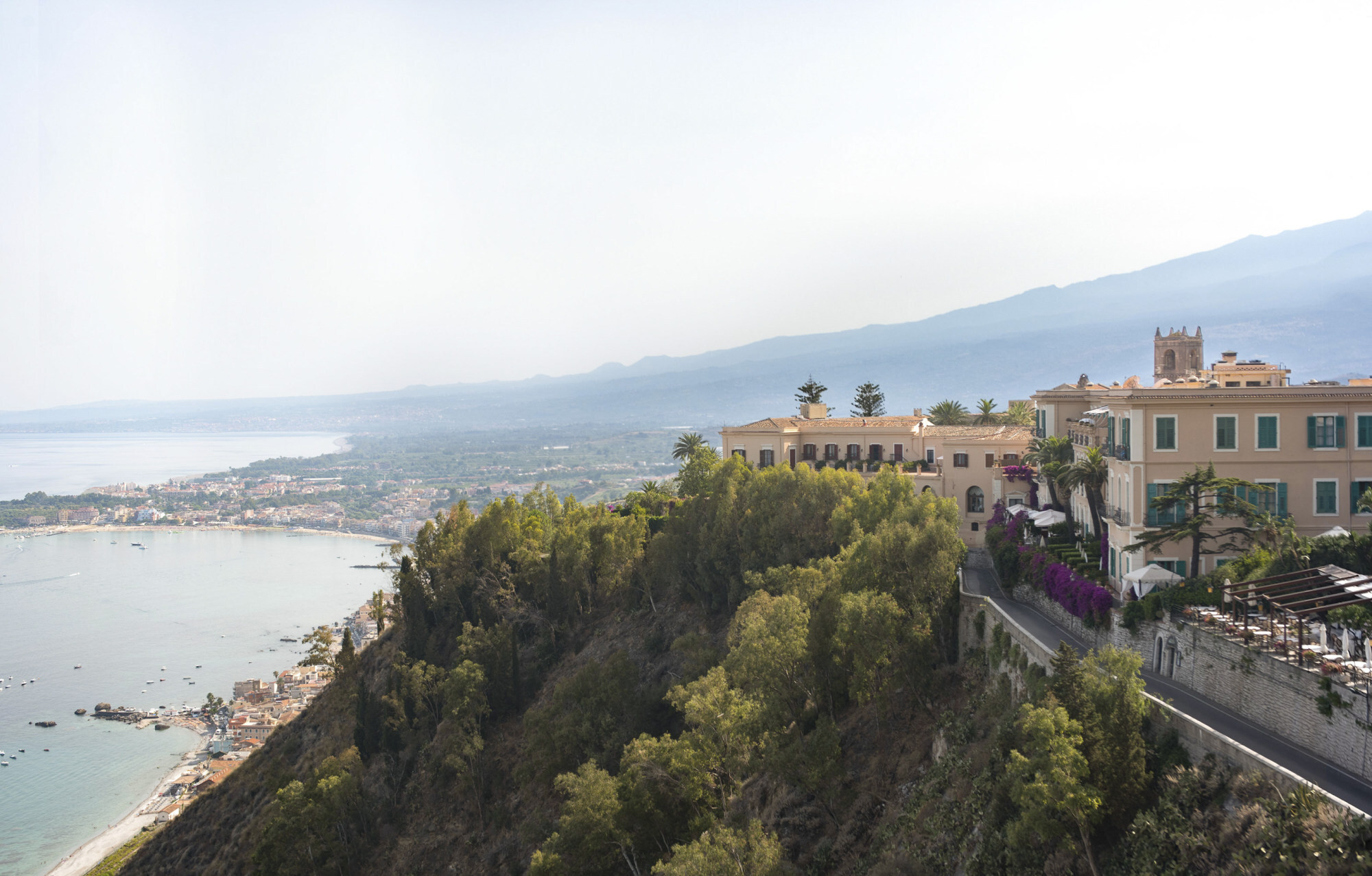 Many rooms at the Four Seasons San Domenico Palace in Taormina have private terraces for soaking up the sun. Photo: Four Seasons