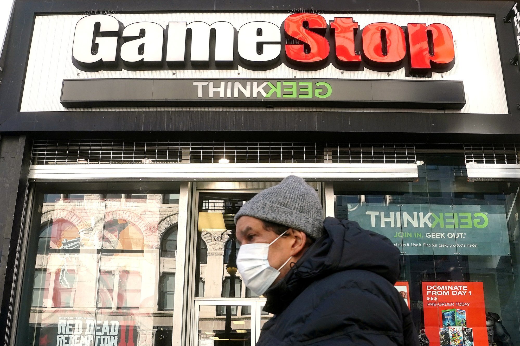 Frenzied trading in stocks such as GameStop and AMC Entertainment have created additional headaches for online brokerages. Photo: Reuters