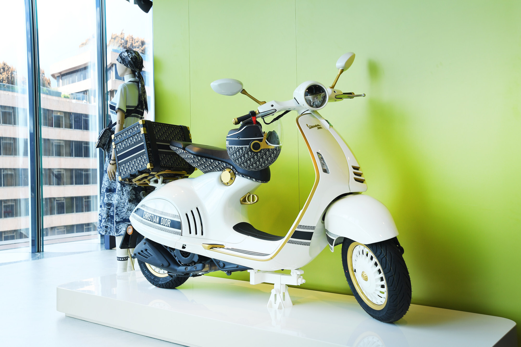 Vespa collaborates with Christian Dior on a 946 scooter