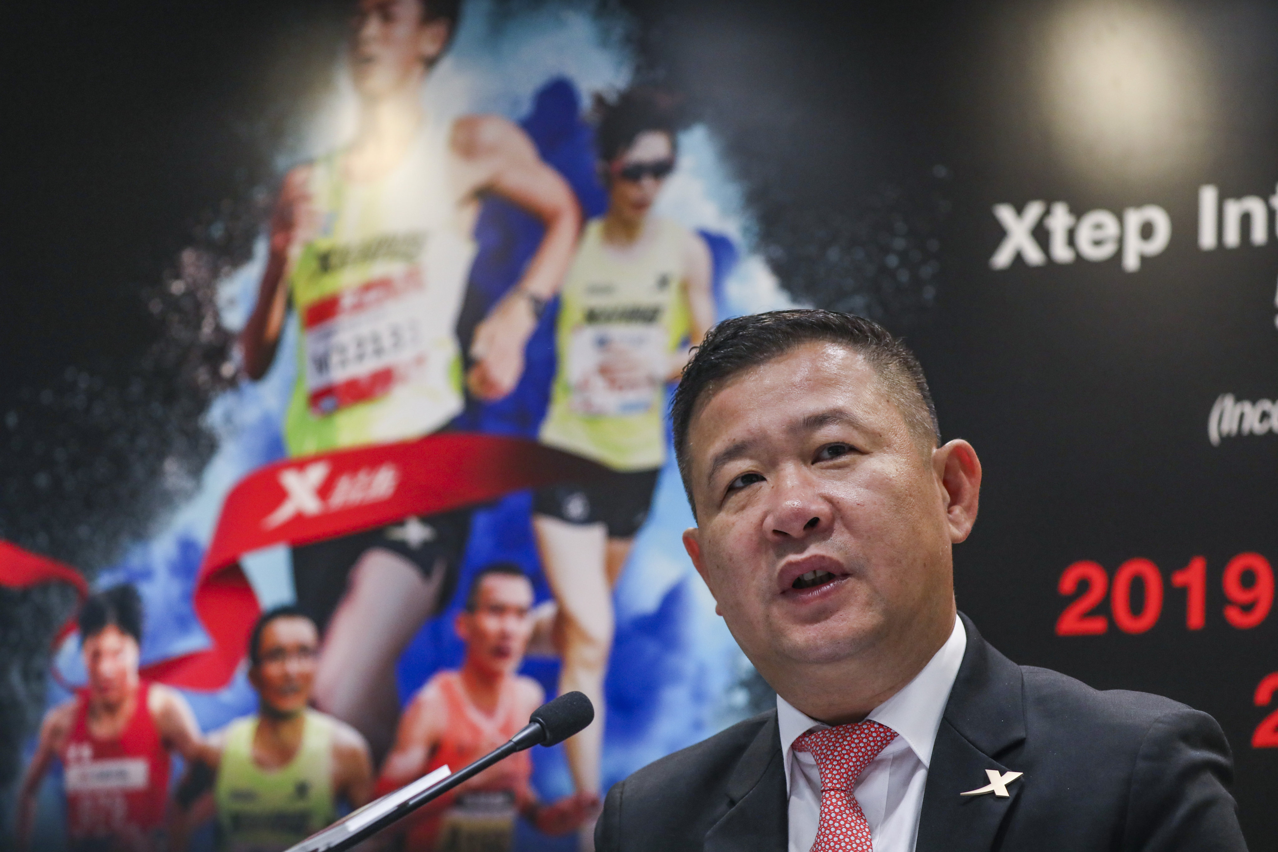 Ding Shui Po, Chairman and Chief Executive Officer of Xtep International. Photo: Nora Tam
