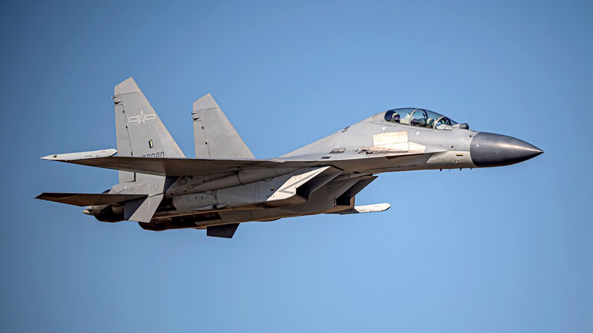 Taiwan’s defence ministry said Chinese warplanes including J-16 fighter jets entered the island’s air defence identification zone on Tuesday. Photo: Handout