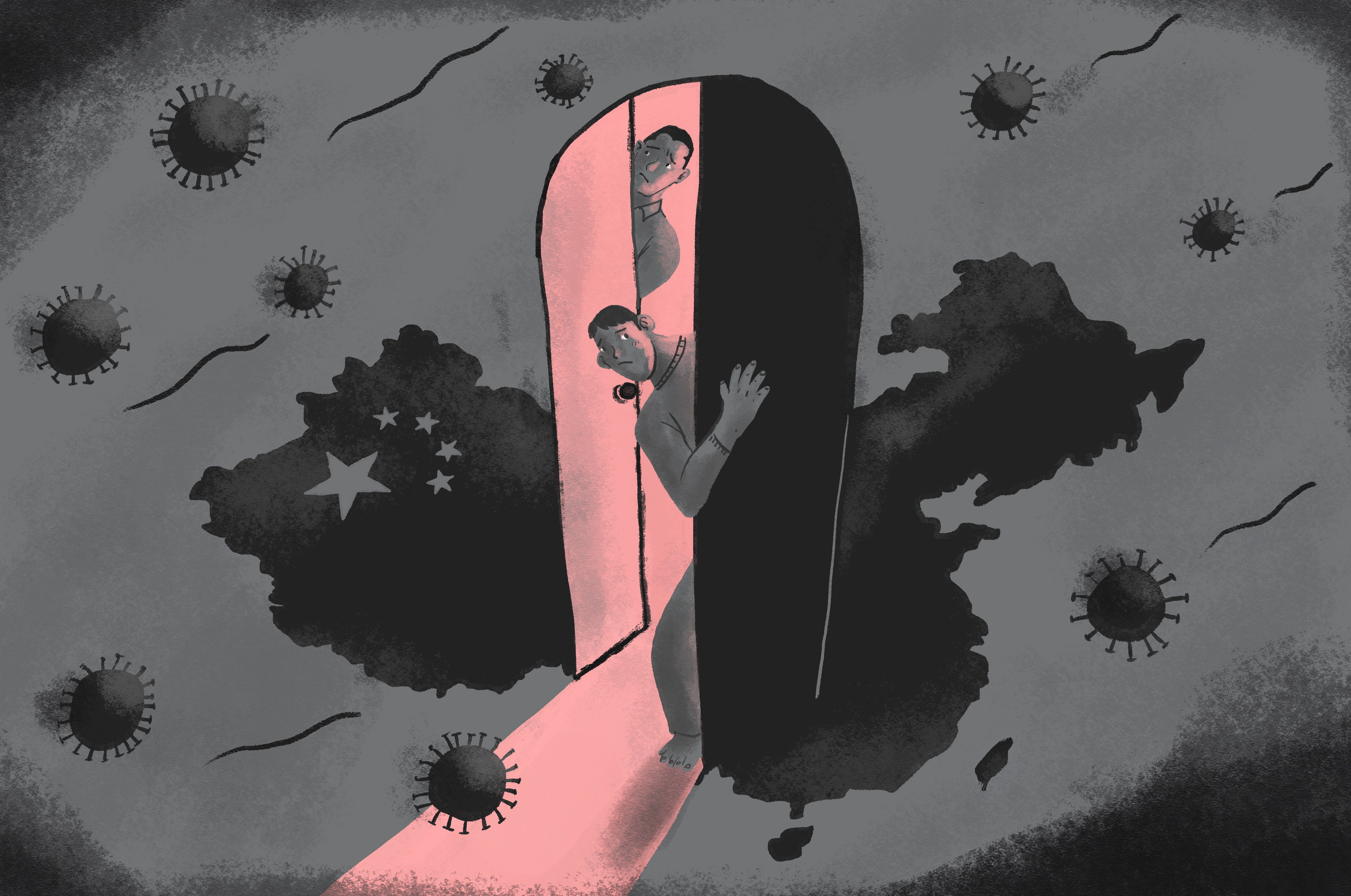 China is racing to vaccinate the public and reach herd immunity to prevent imported cases getting a foothold. Illustration: Brian Wang