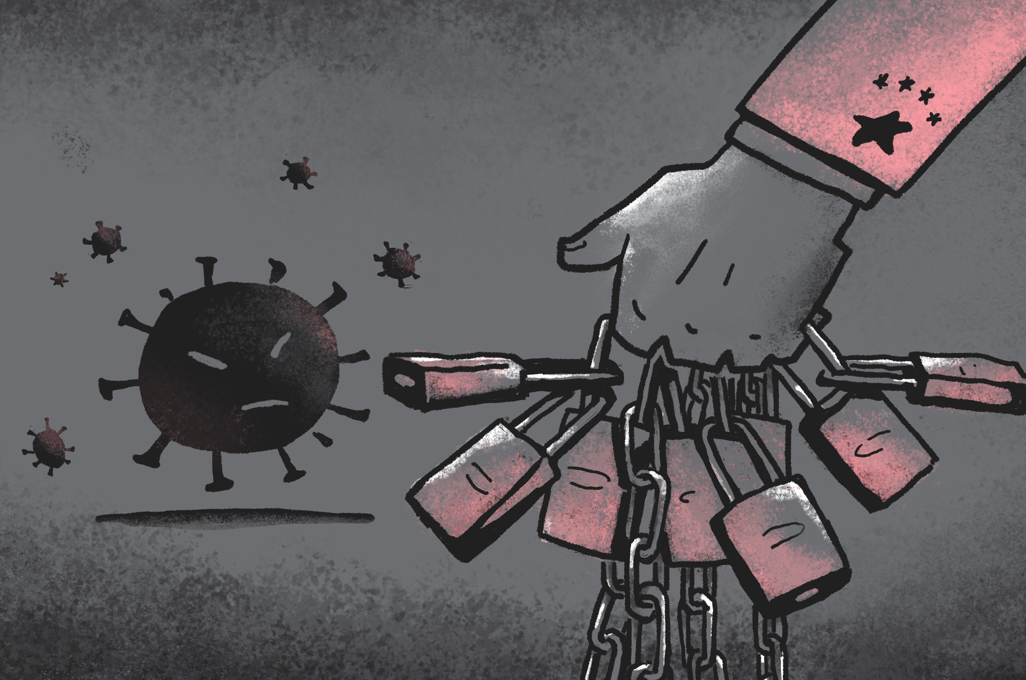 Beijing has touted its strict measures as a model for containing the virus, but more than a year after it closed the borders it is facing a dilemma over whether to reopen. Illustration: Perry Tse