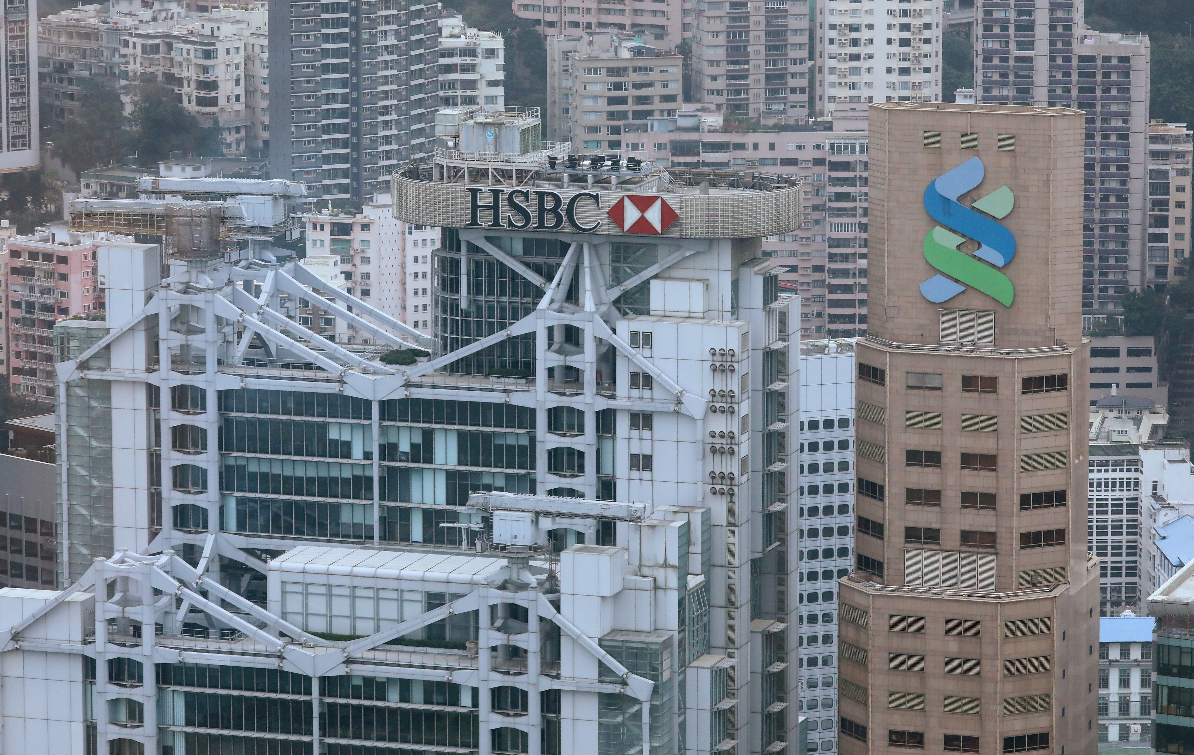 HSBC and Standard Chartered are expanding in a big way in the Greater Bay Area. Photo: Nora Tam