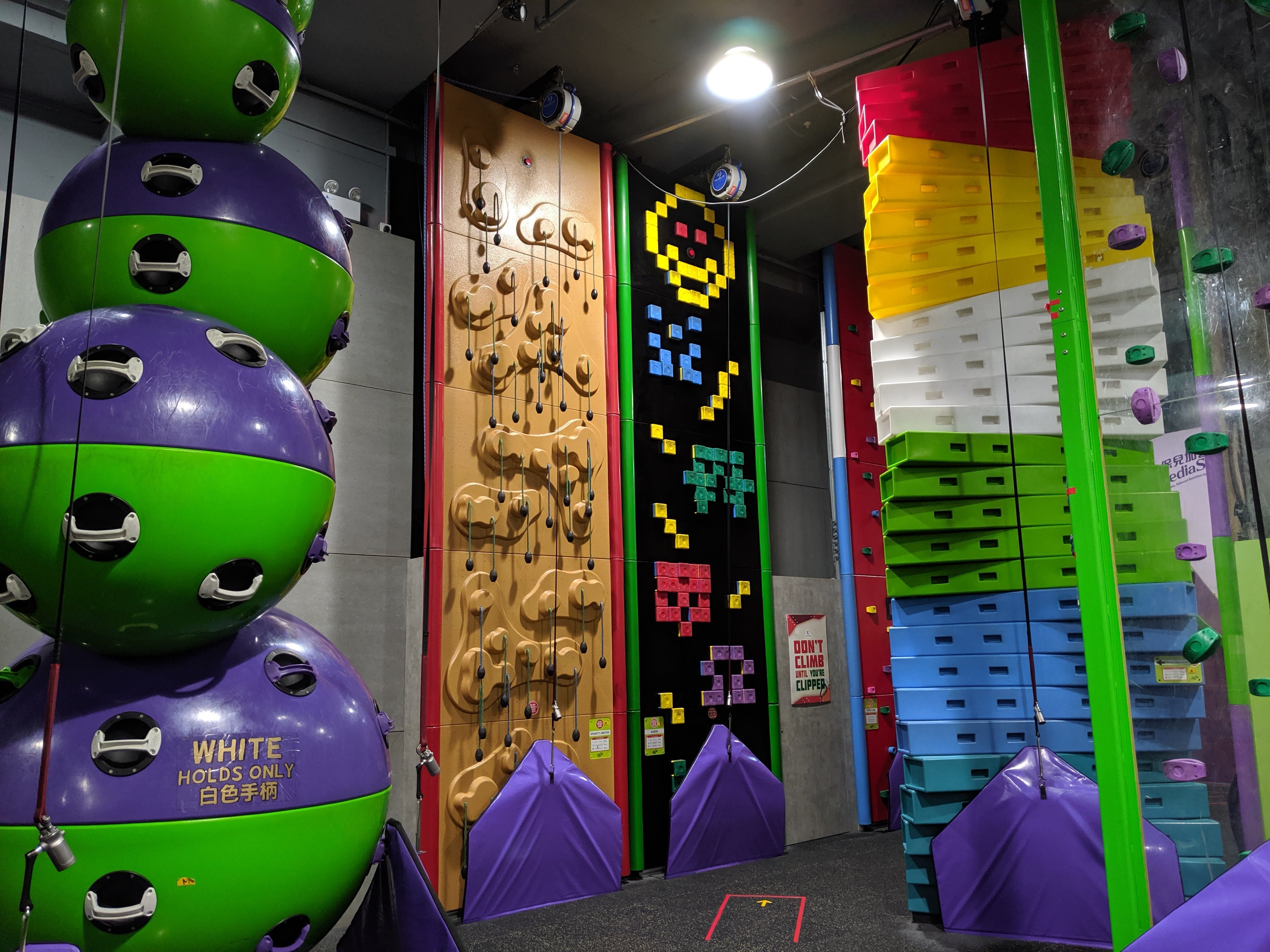 Never mind the summer heat, take your sports indoors. Verm City is a rock climbing gym in Quarry Bay, Hong Kong. Photo: Jamie Lam