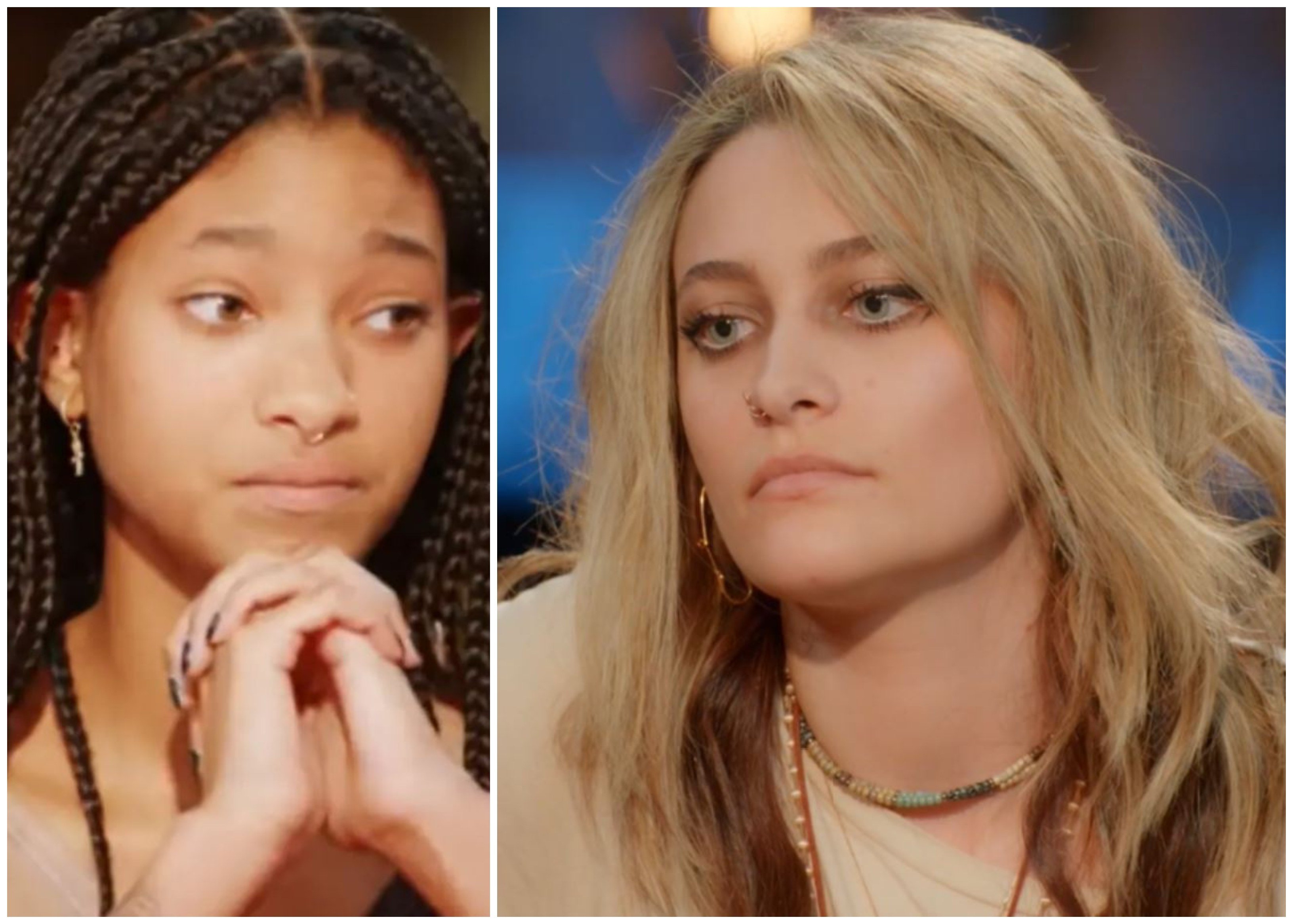 Paris Jackson opened up to Willow Smith on Red Table Talk. Photo: Facebook Watch