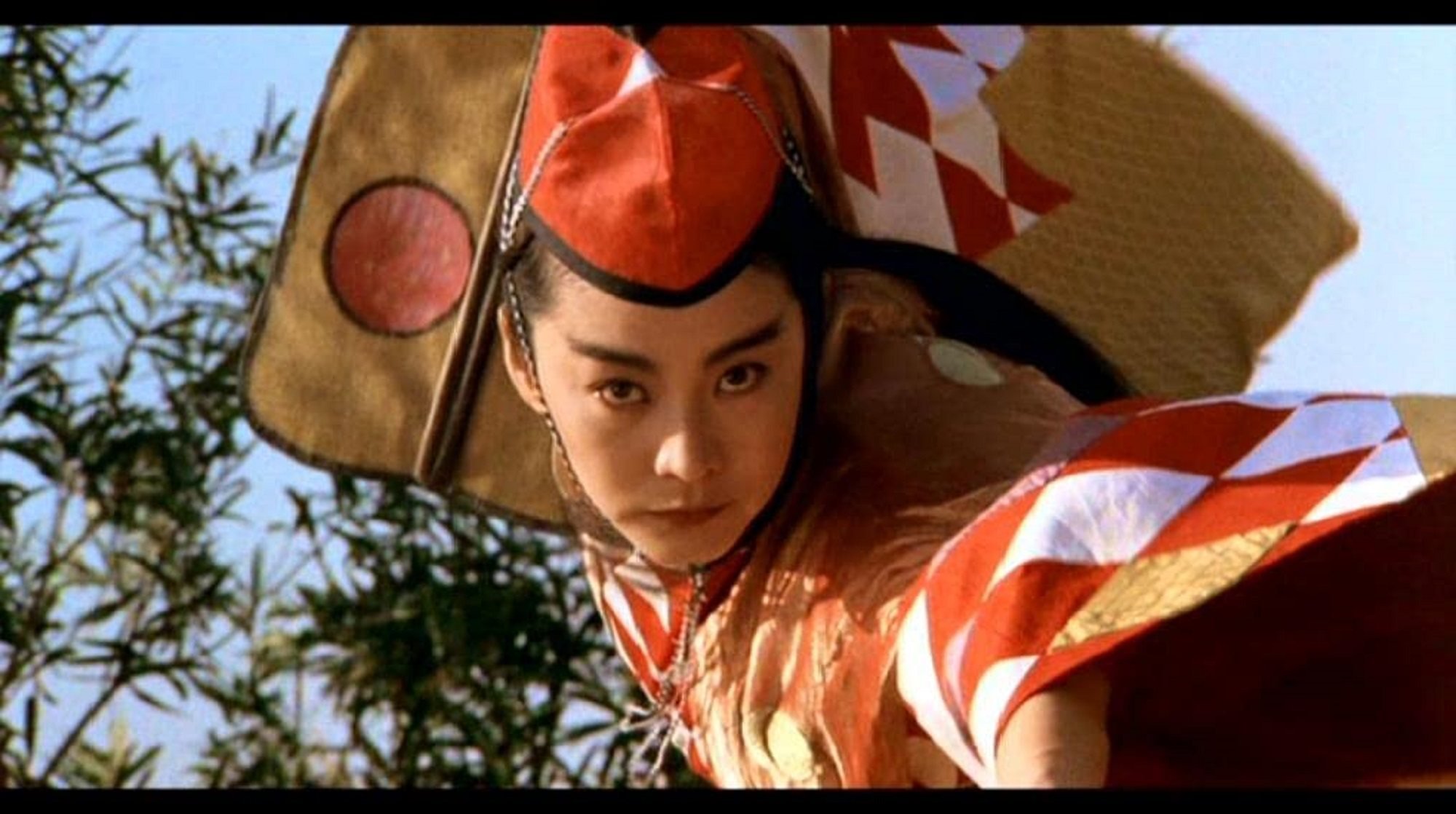 Brigitte Lin in a still from Swordsman II.