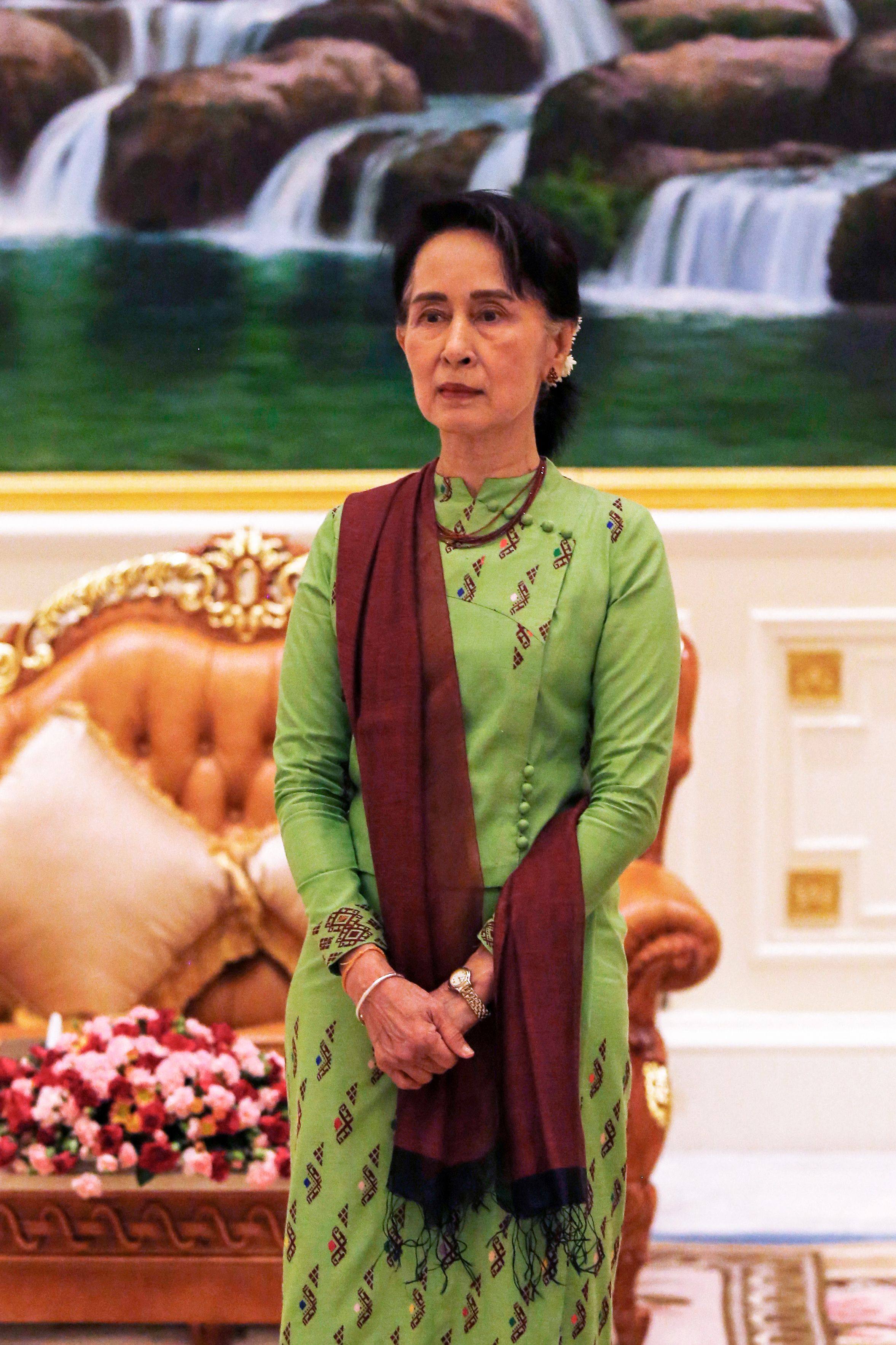 Aung San Suu Kyi has been detained since the February 1 coup, alongside the other leaders of her party. Photo: AFP