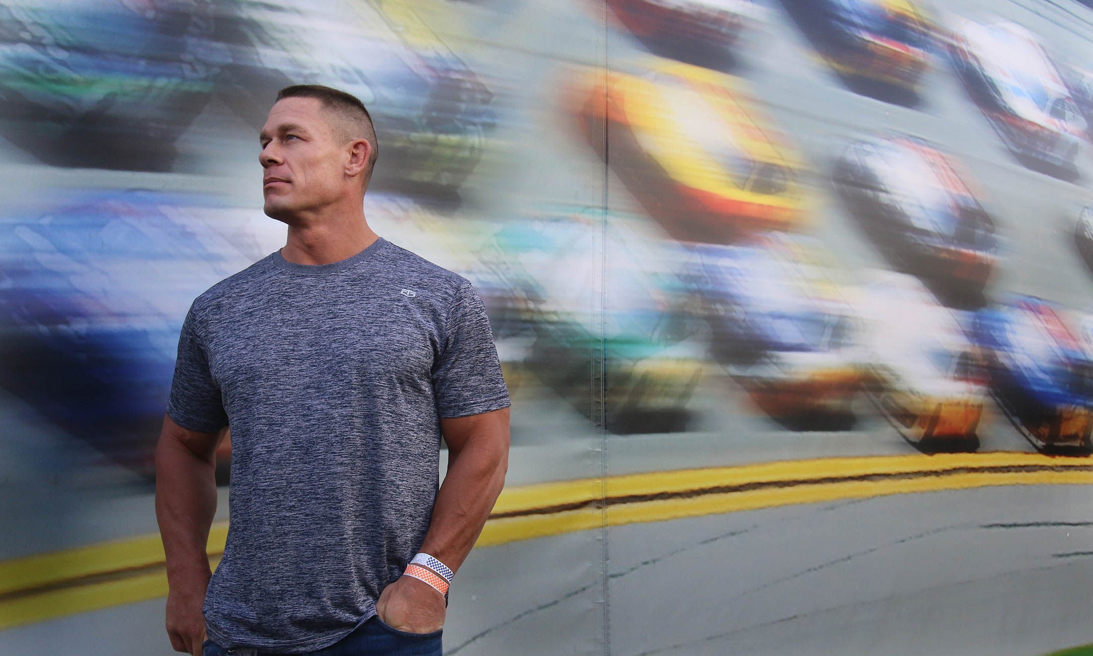 WWE wrestler John Cena joins the cast for Fast and Furious 9 along with an outrageous lineup of rare and ultra-fast cars. Photo: @jtillervision/Twitter