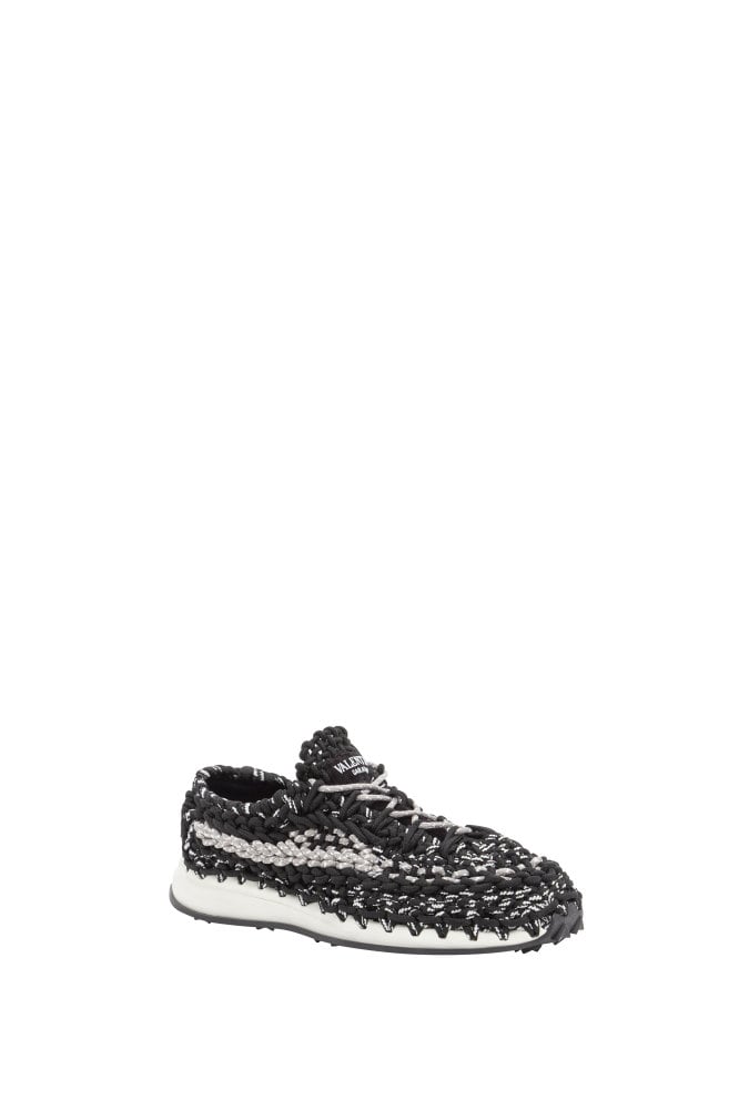 Valentino’s Garavani Crochet Sneakers use a unique technique. Photo: Valentino
