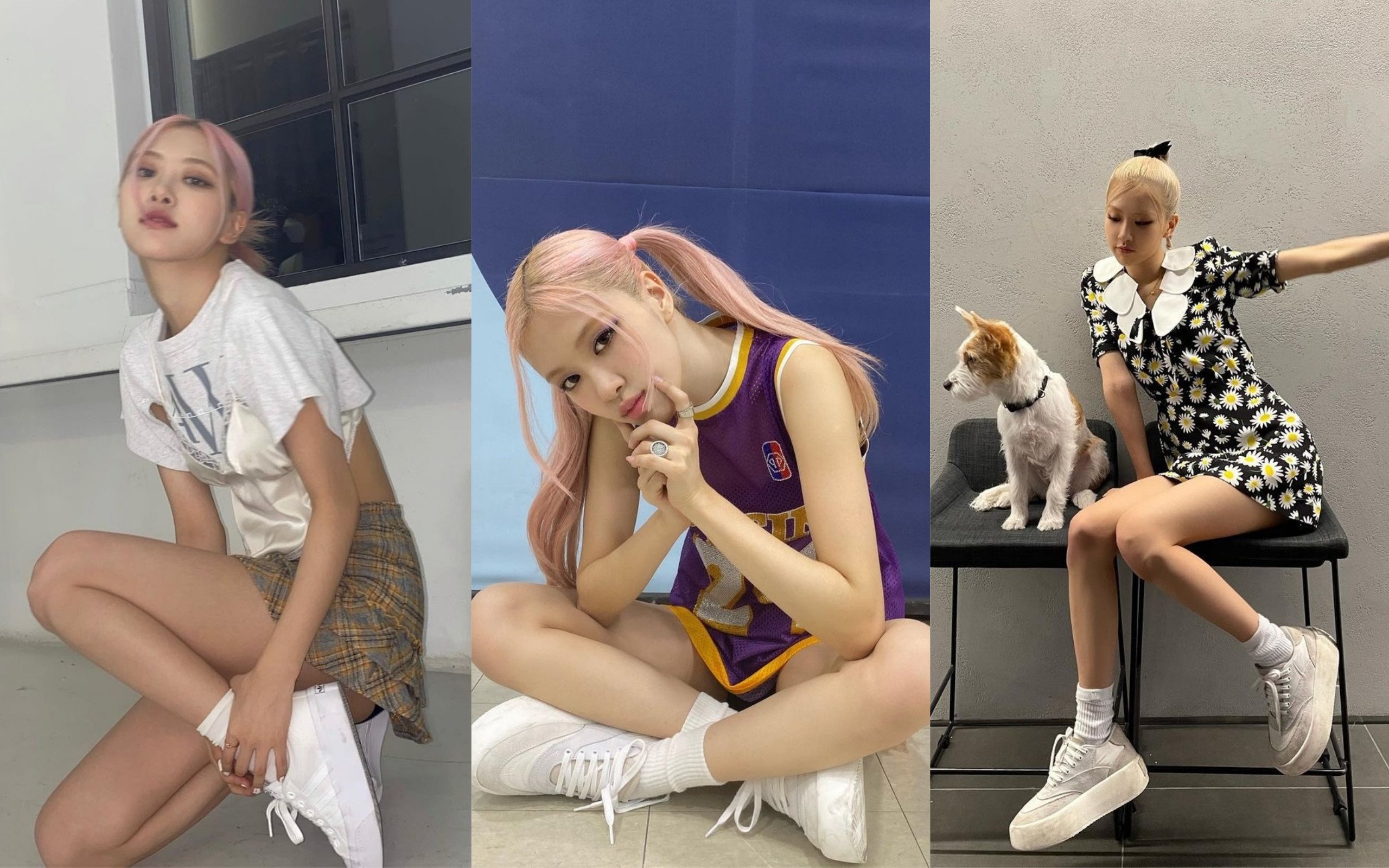K-pop fashion inspiration from Blackpink's Rosé, Sneaker Queen – from  Dior's artsy high top to Louis Vuitton's quirky upcycled trainer