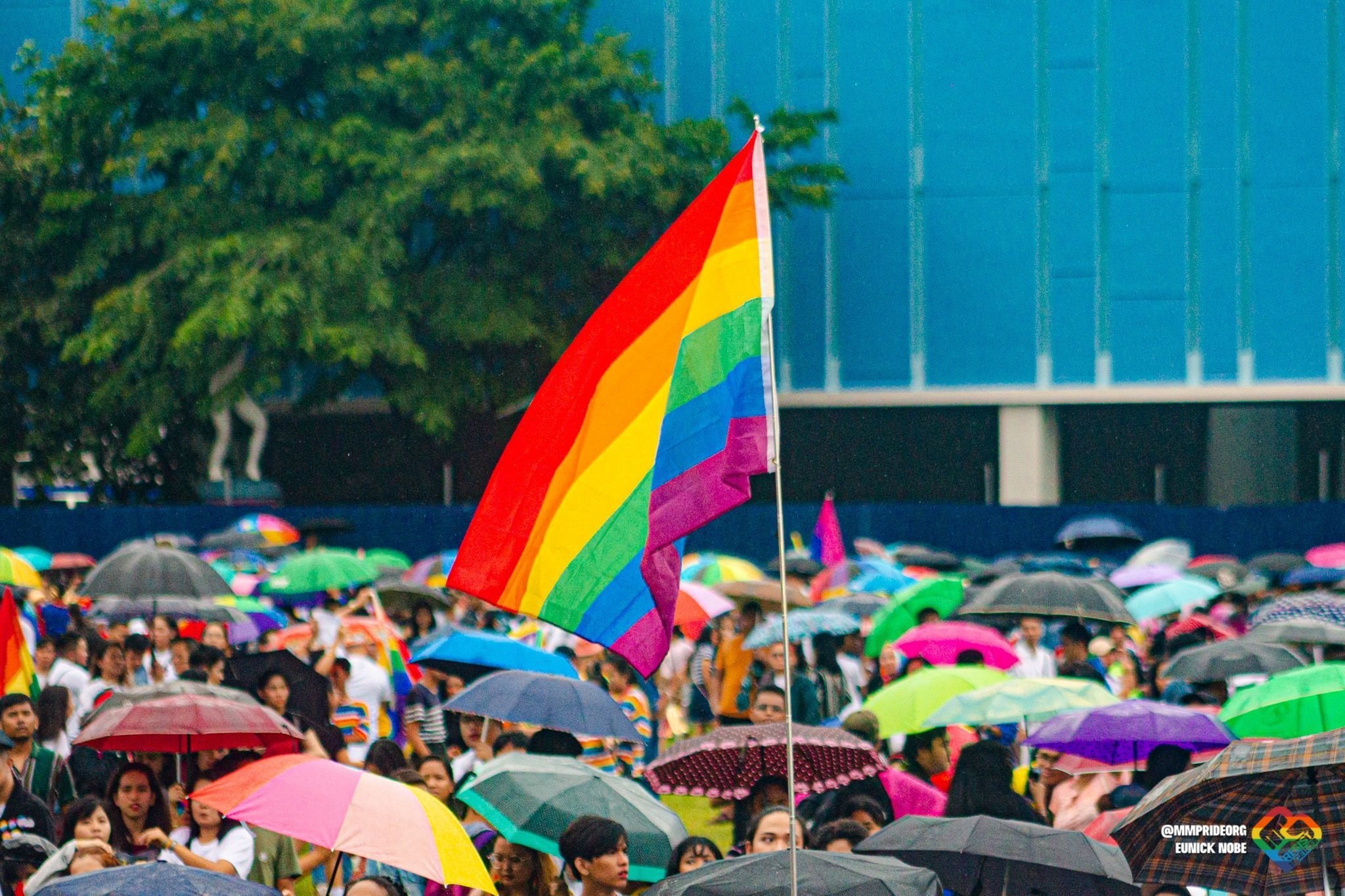 The crowd at the Metro Manila Pride parade in 2019. Photo: Facebook