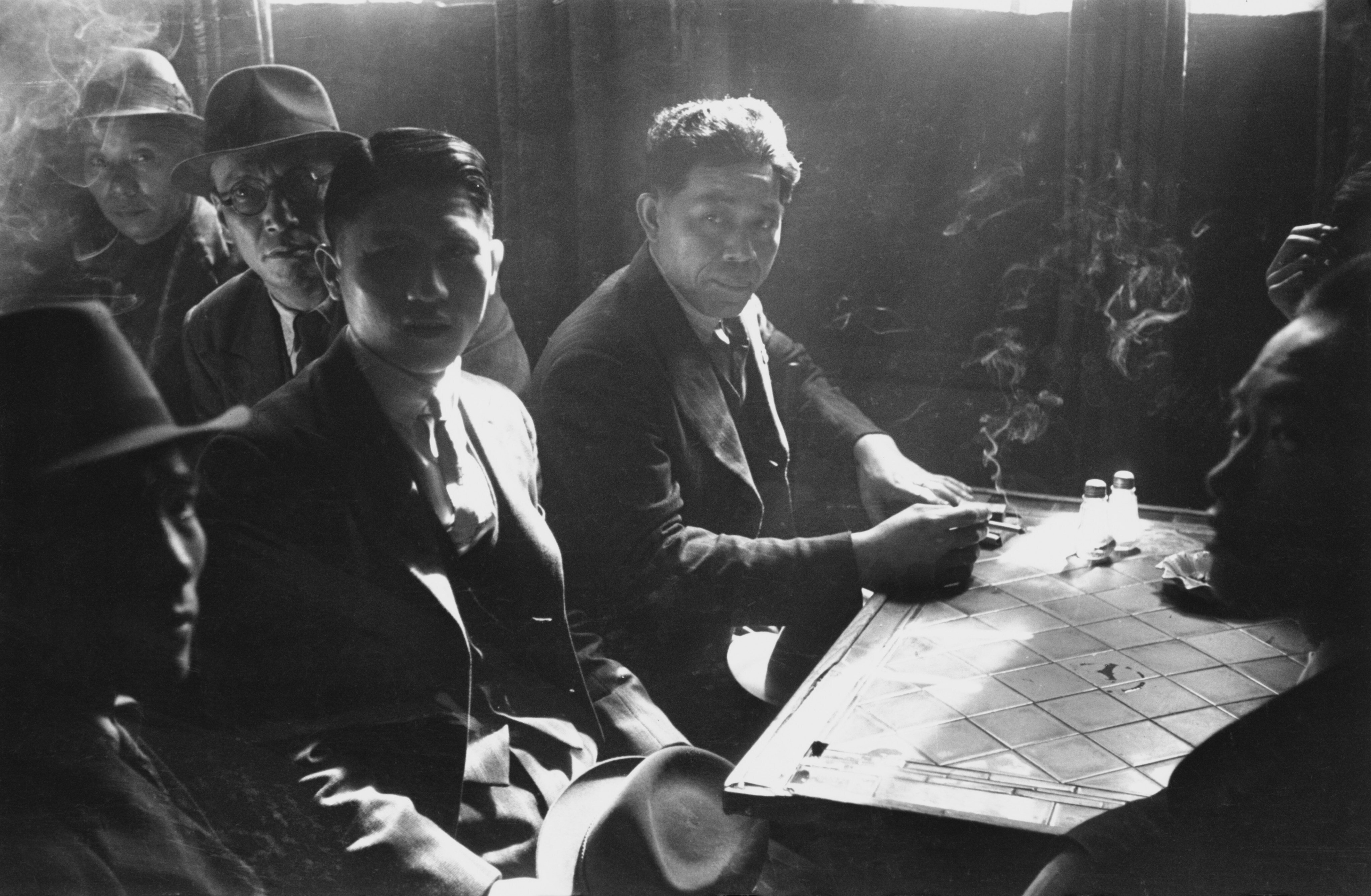 Chinese seamen at a Chinese hostel in Liverpool, May 1942. Hundreds of Chinese seamen were rounded up in the city in 1945 and 1946 and deported. Photo: Getty Images