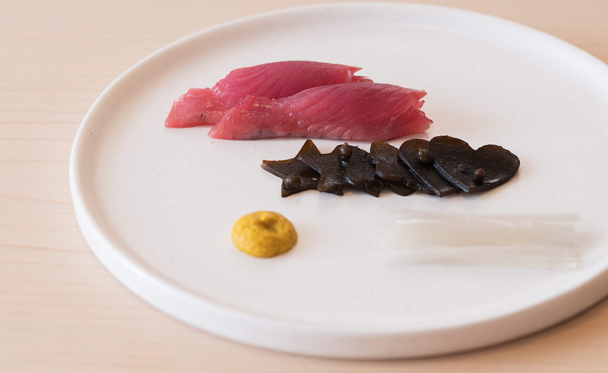 Bonito sashimi “Kombu Tsukudani” from Sushiyoshi. Photo: Sushiyoshi