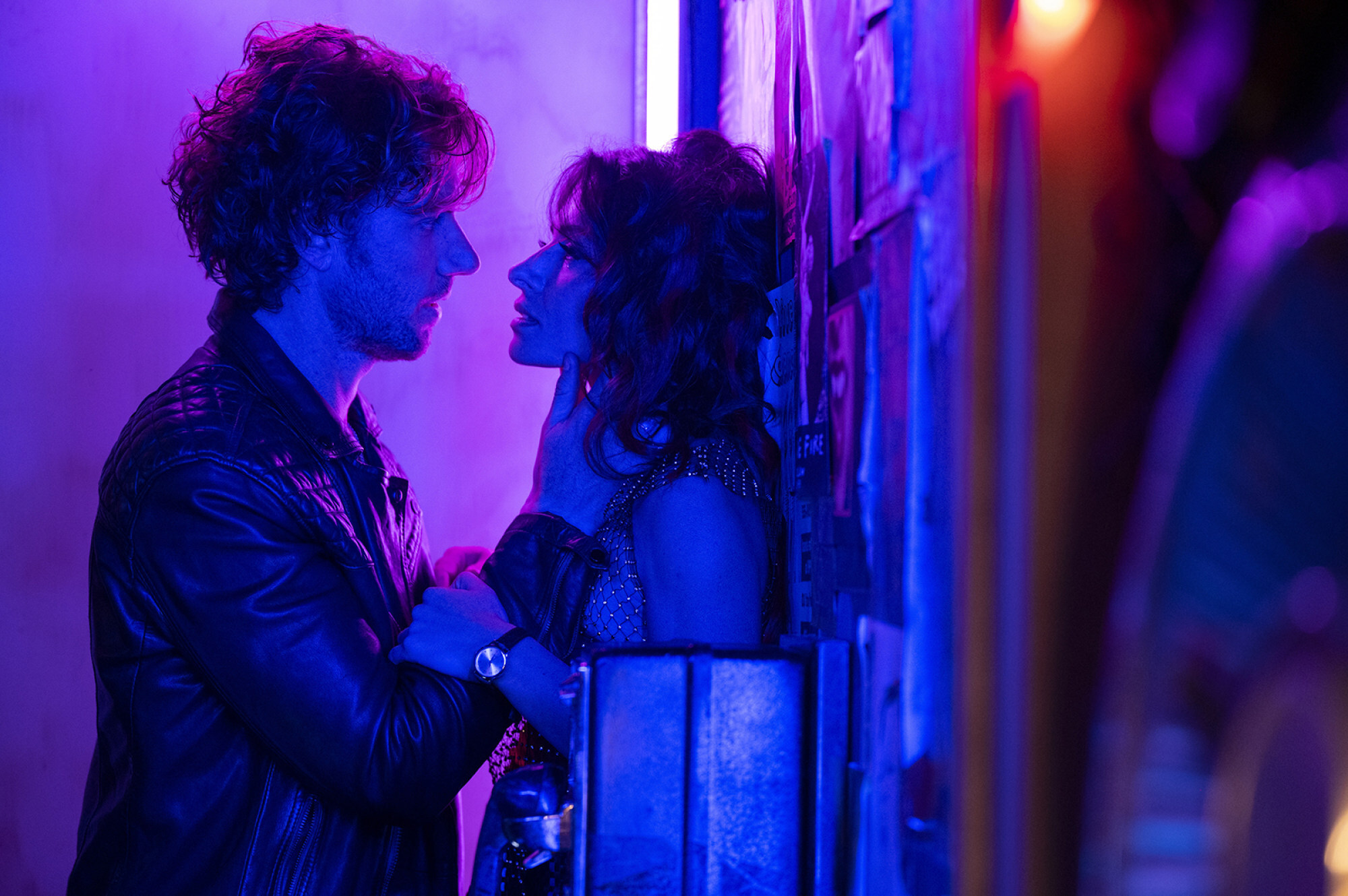 Adam Demos and Sarah Shahi in a still from Sex/Life. Photo: Amanda Matlovich/Netflix/TNS