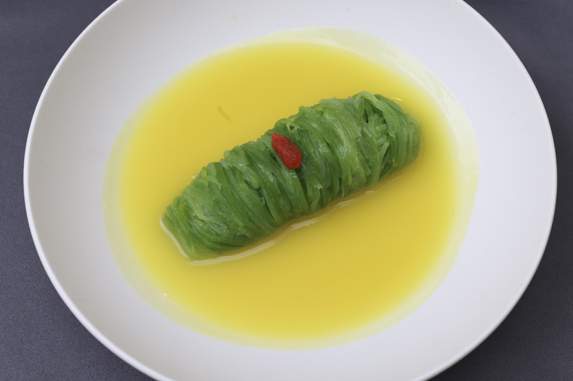 Braised bitter melon in broth. Photo: K.Y. Cheng